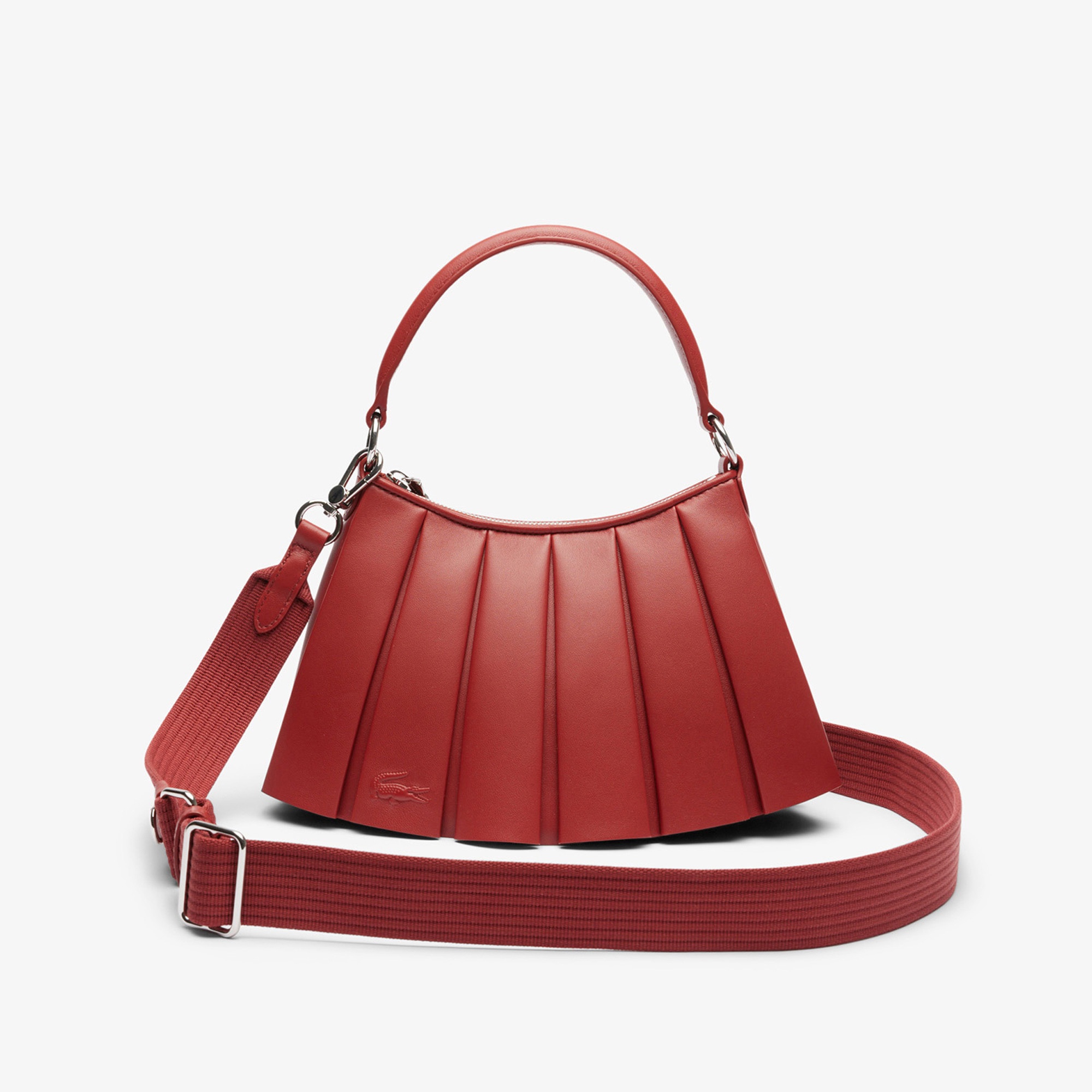 Small Lenglen Kadın Deri Bordo Omuz Çantası