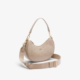 Maheki Kadın Monogram Bej Omuz Çantası Bej