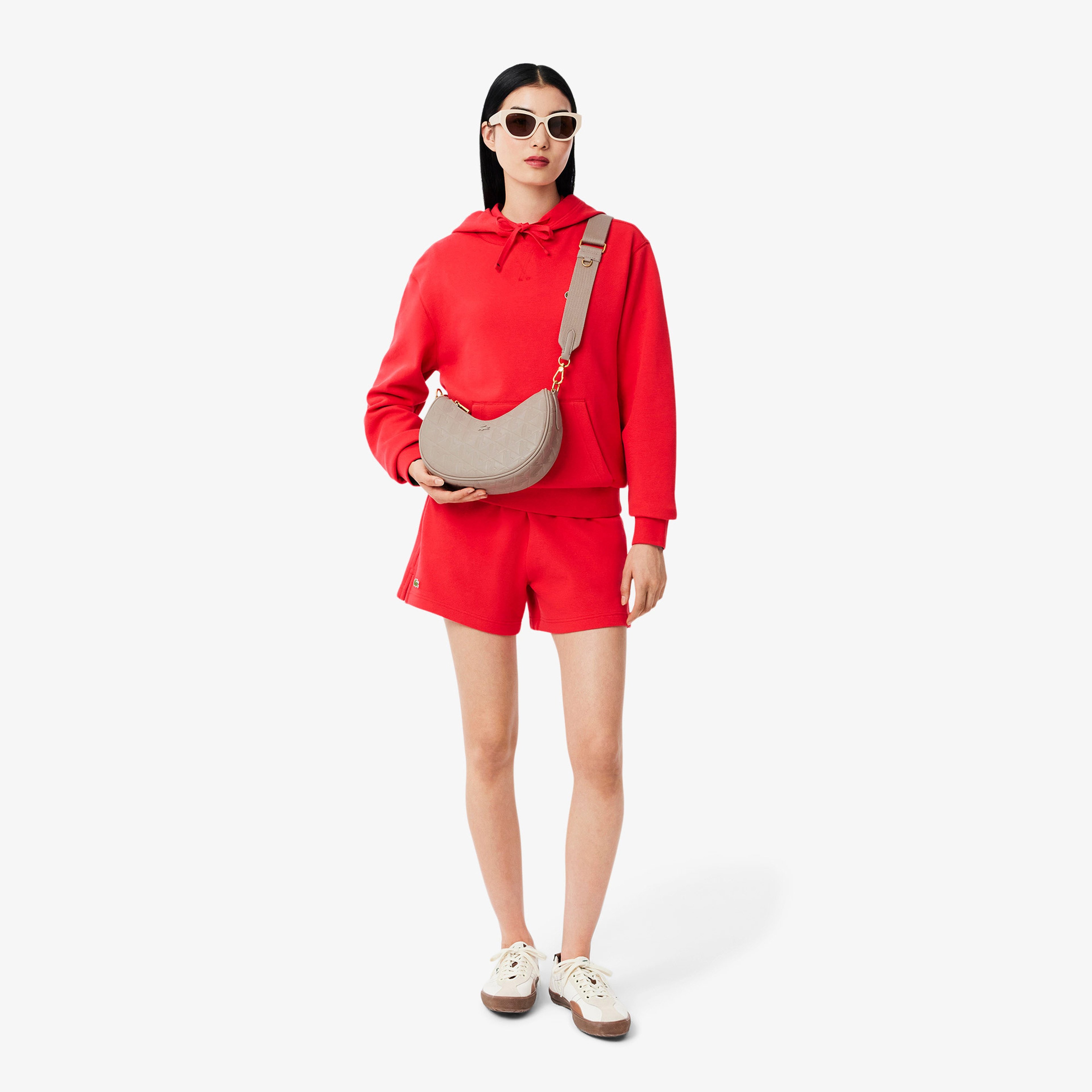 Maheki Kadın Monogram Bej Omuz Çantası