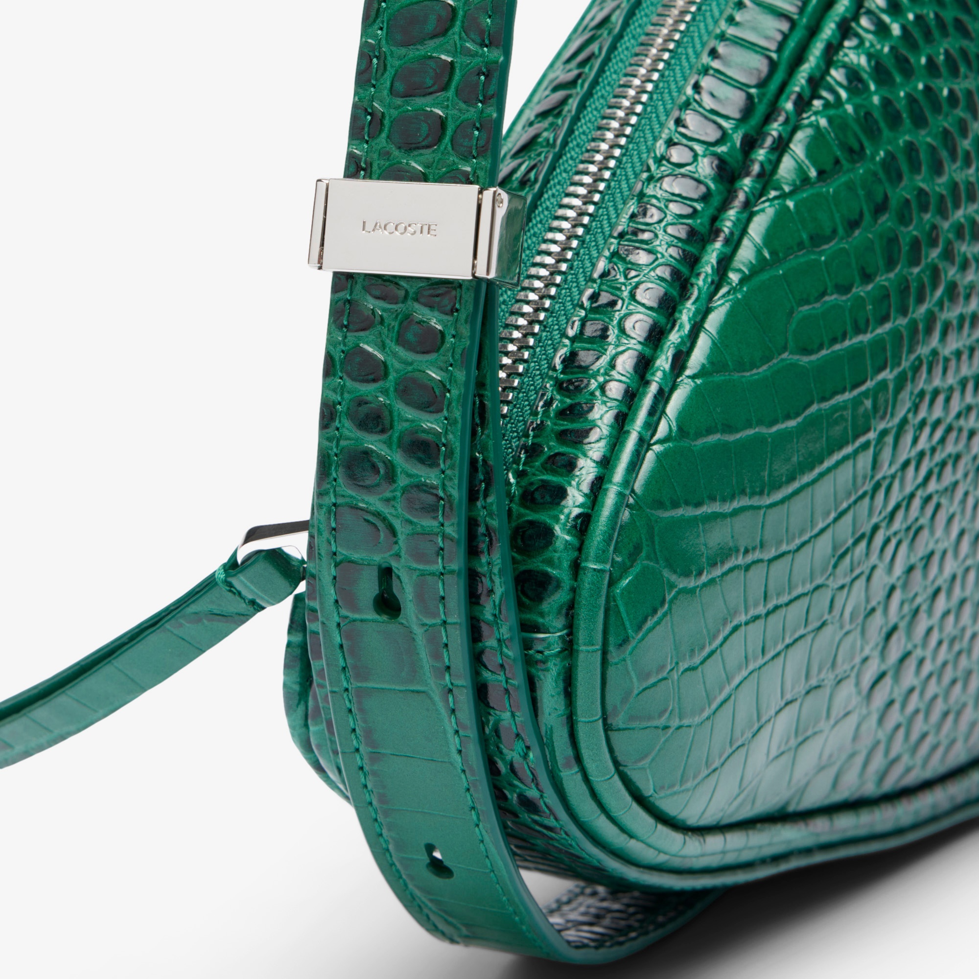 SS25 RUNWAY Hobo Unisex Deri Yeşil Omuz Çantası