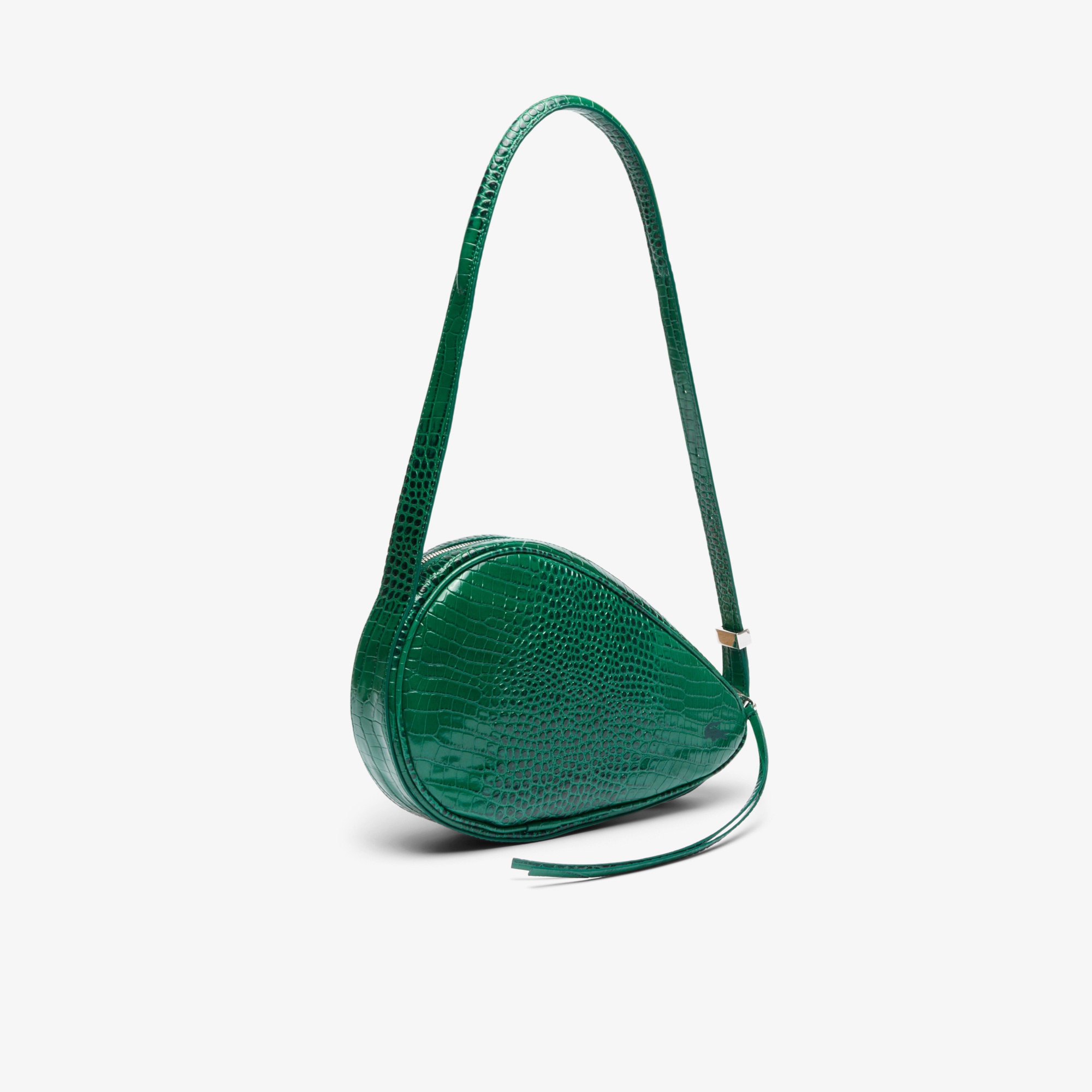 SS25 RUNWAY Hobo Unisex Deri Yeşil Omuz Çantası