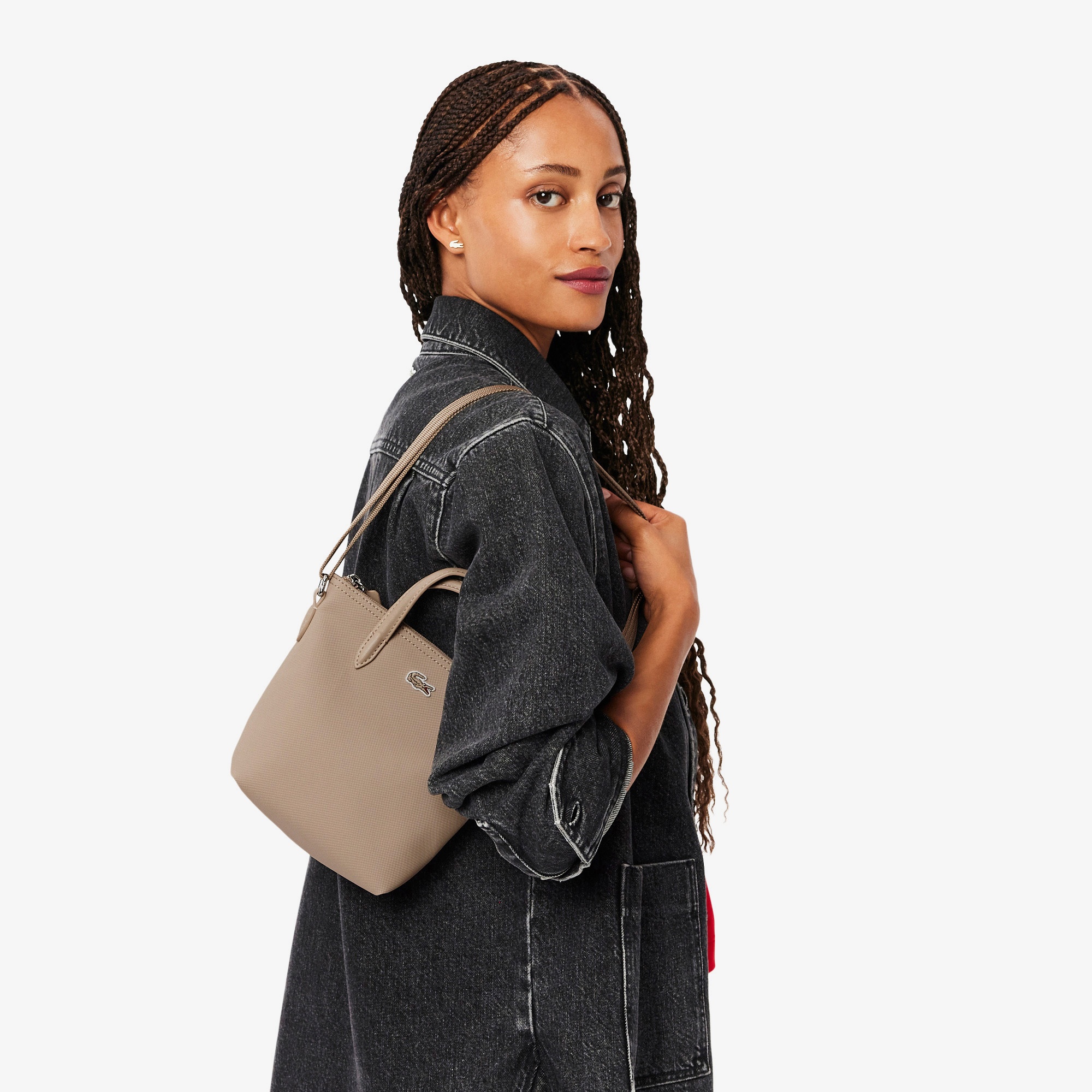 L.12.12 Kadın Bej Postacı Çantası