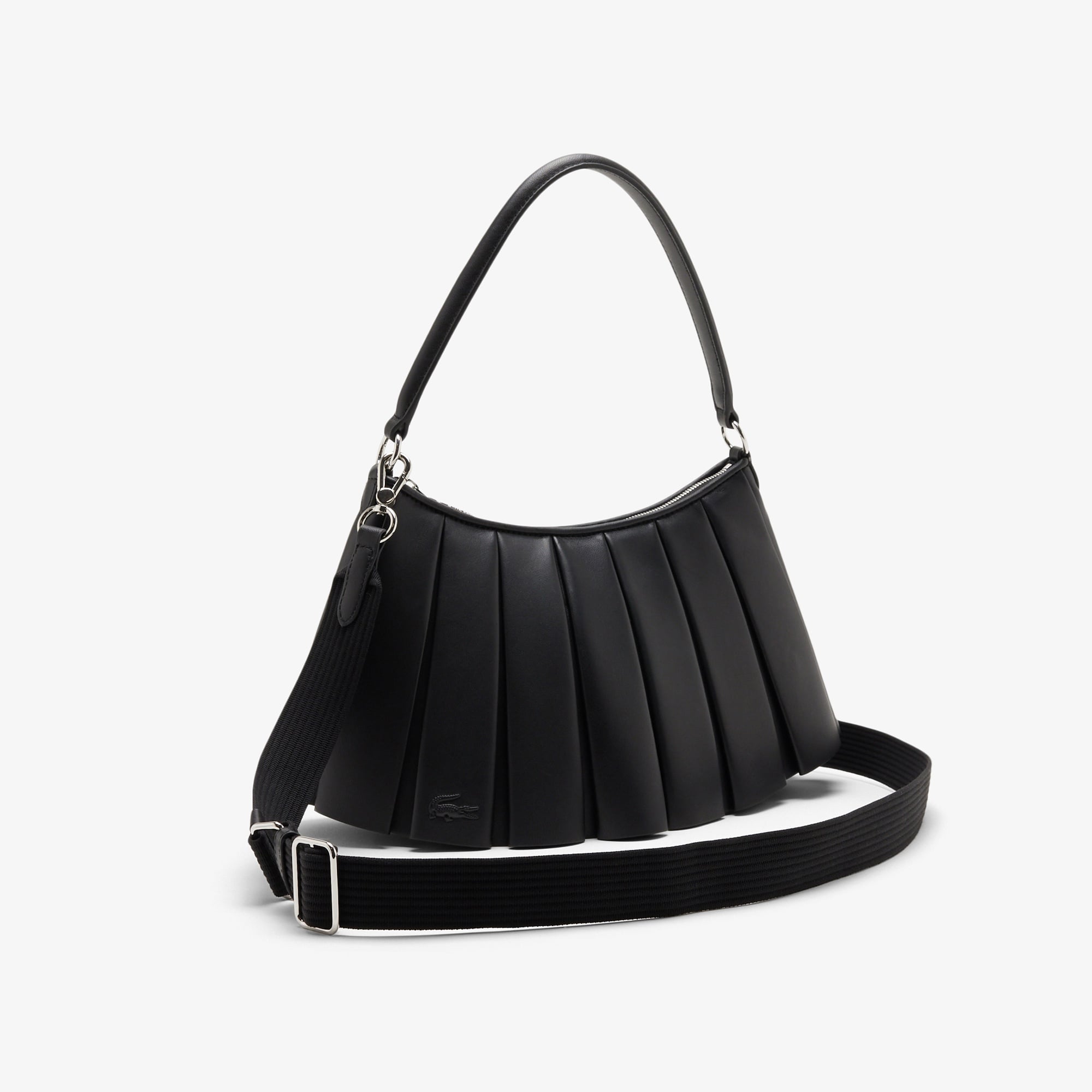 Medium Lenglen Kadın Deri Siyah Omuz Çantası