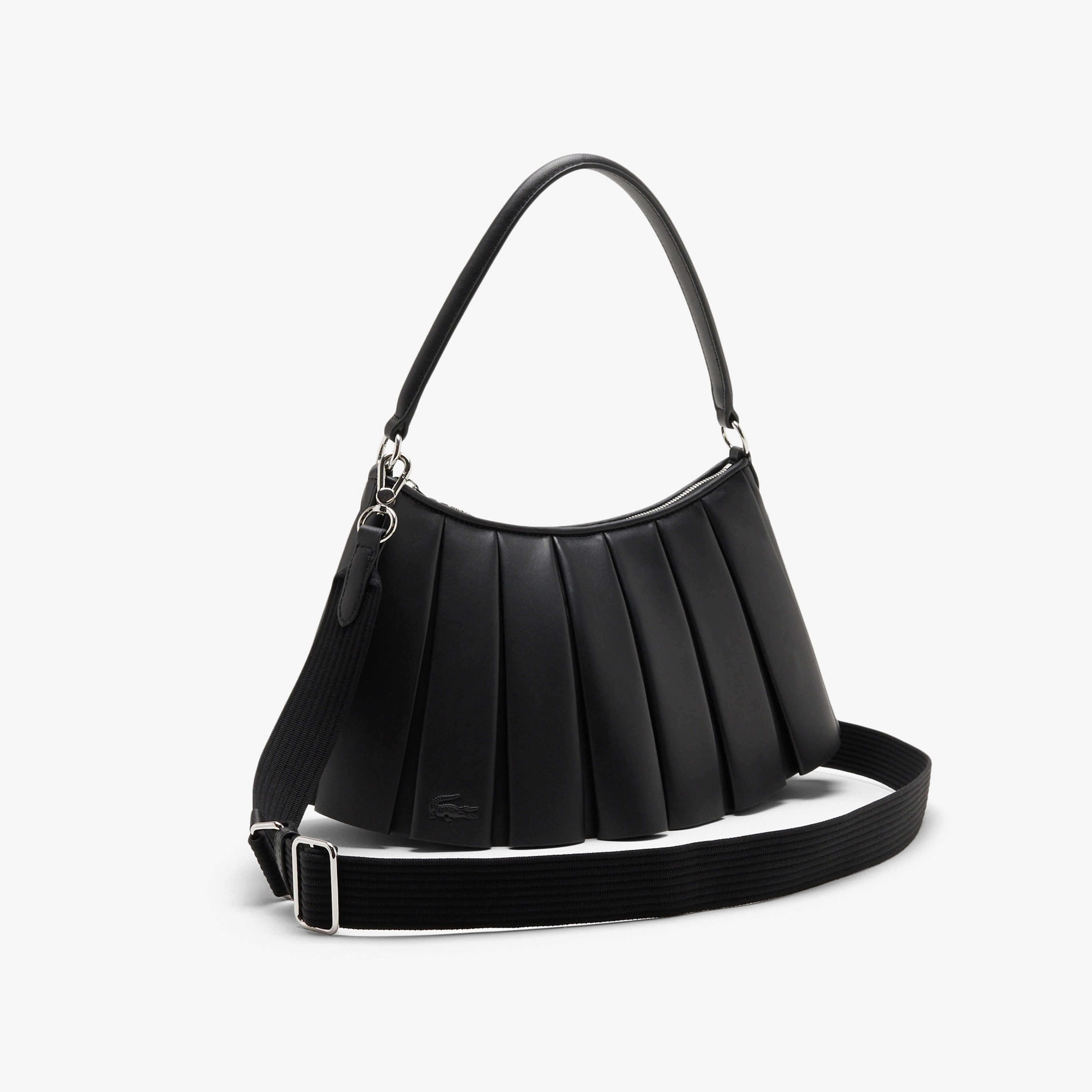 Medium Lenglen Kadın Deri Siyah Omuz Çantası