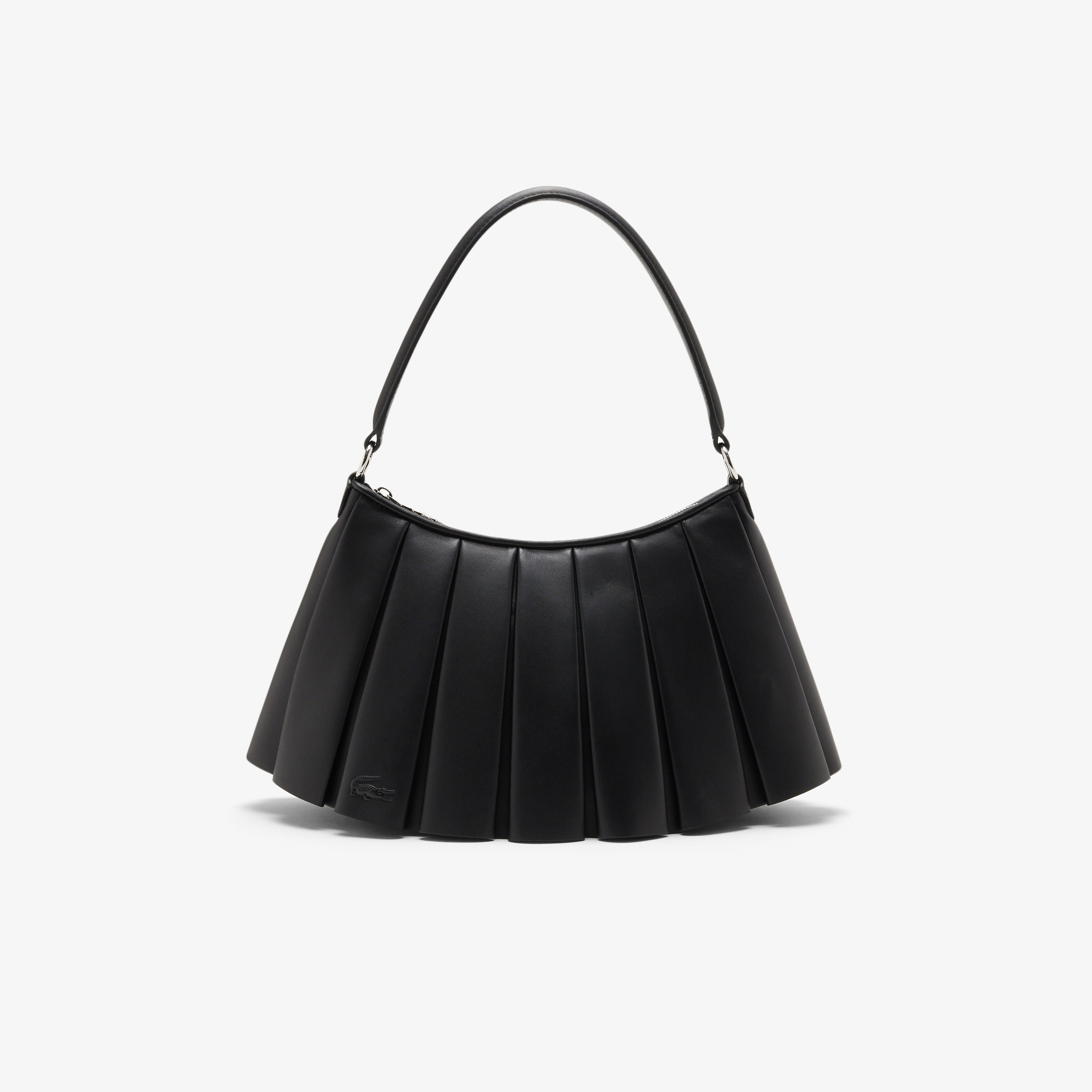 だんご　レディース　BLK M Medium Lenglen Kadın Deri Siyah Omuz Çantası NU5176DP-000 | Lacoste