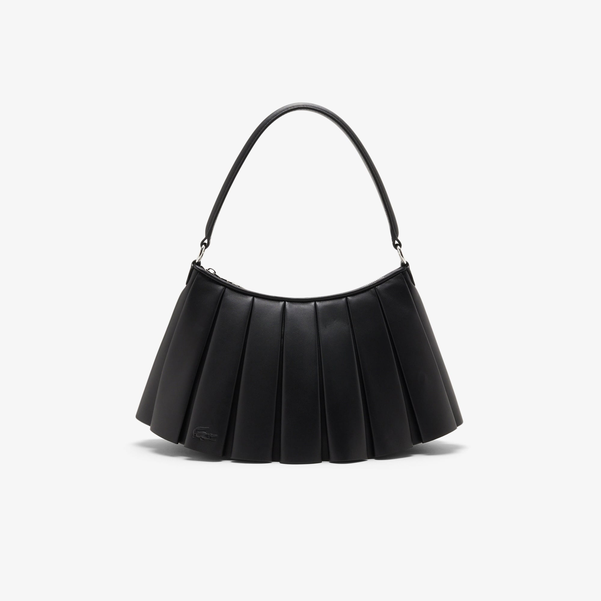 Medium Lenglen Kadın Deri Siyah Omuz Çantası