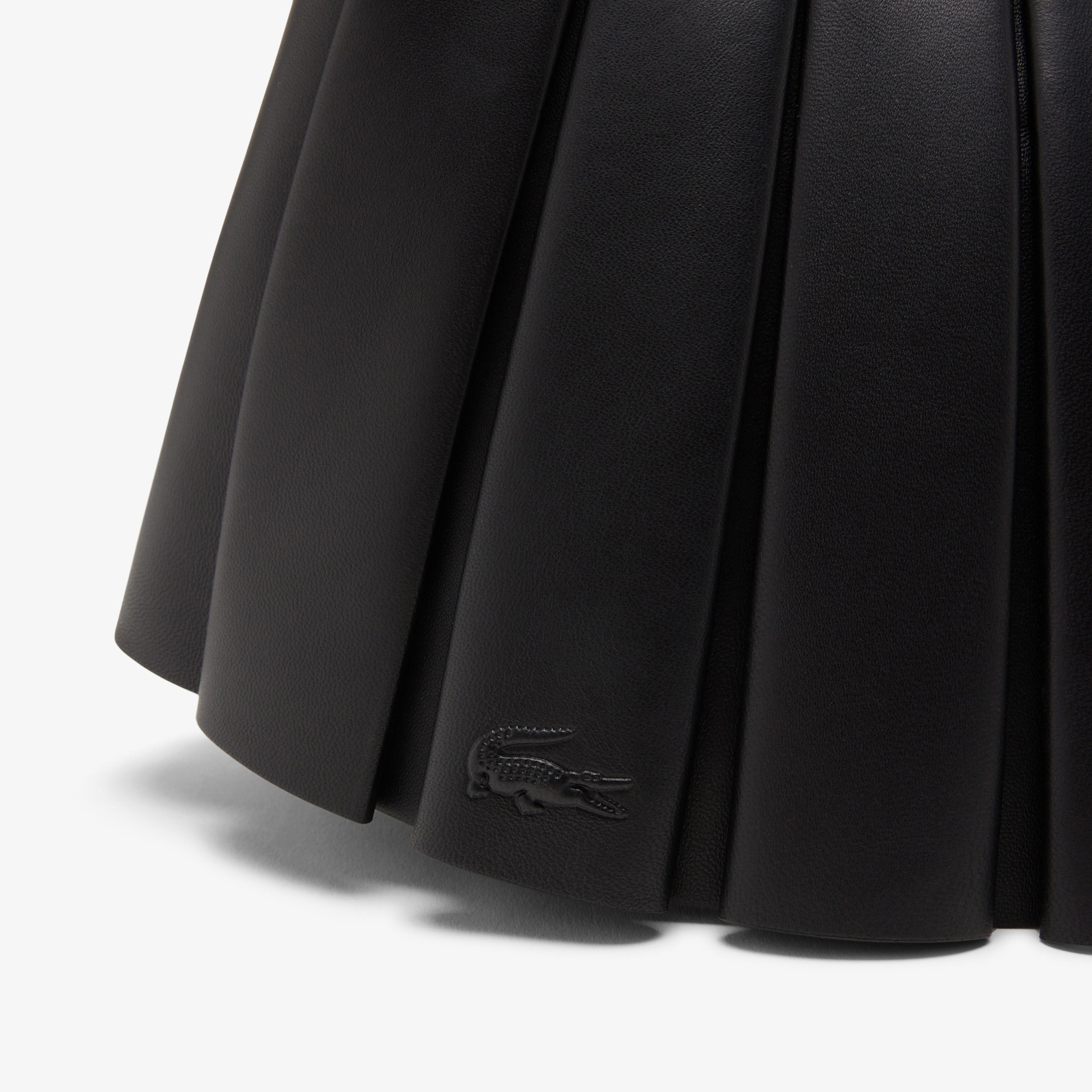 Medium Lenglen Kadın Deri Siyah Omuz Çantası