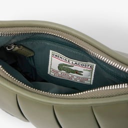 Small Lenglen Kadın Deri Haki Omuz Çantası Yeşil