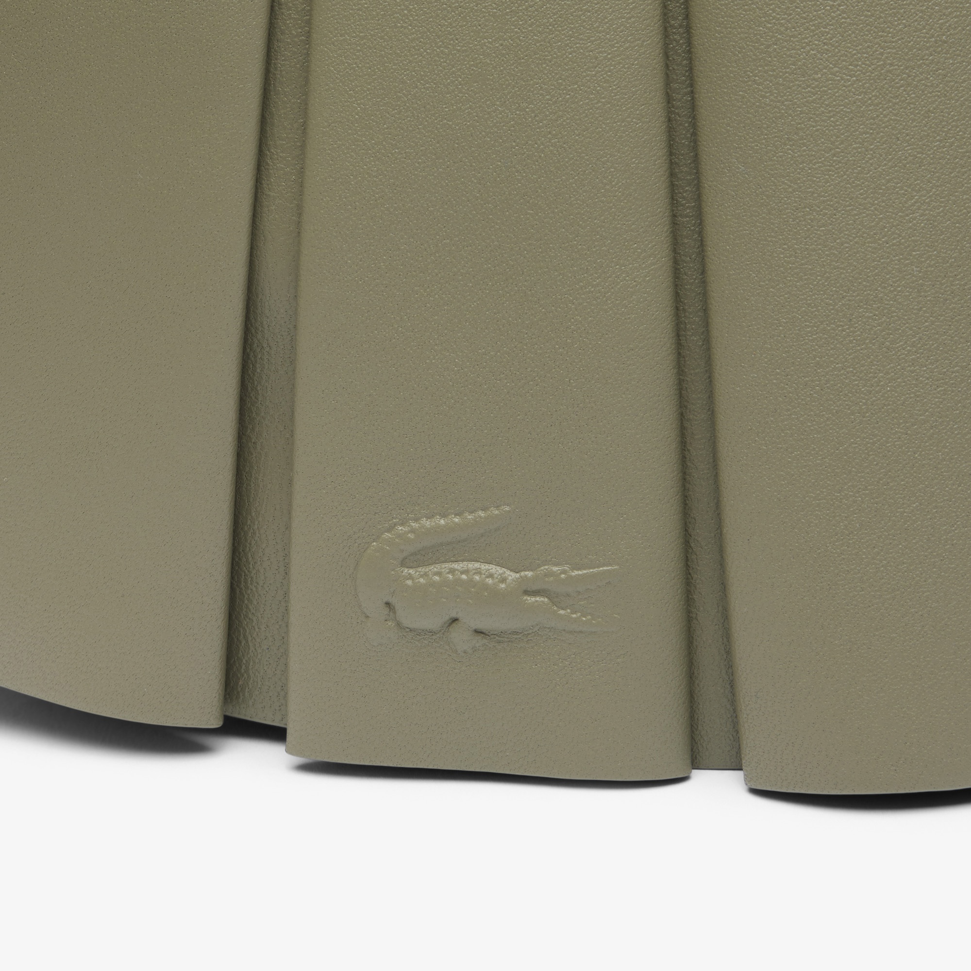 Small Lenglen Kadın Deri Haki Omuz Çantası