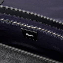 Erkek Deri Siyah Omuz Çantası Siyah