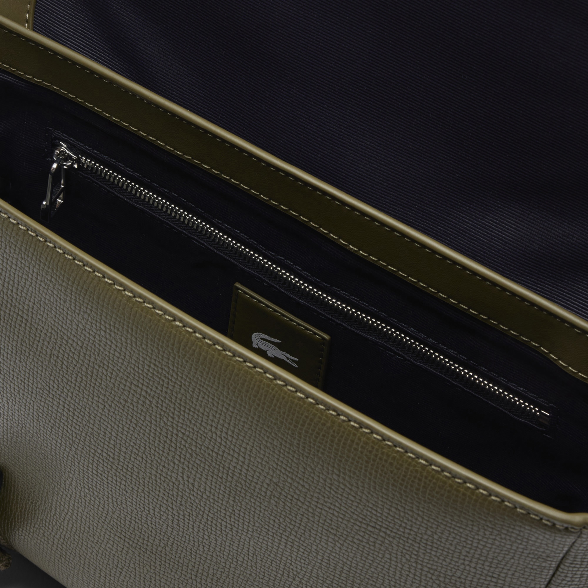 Erkek Deri Yeşil Omuz Çantası