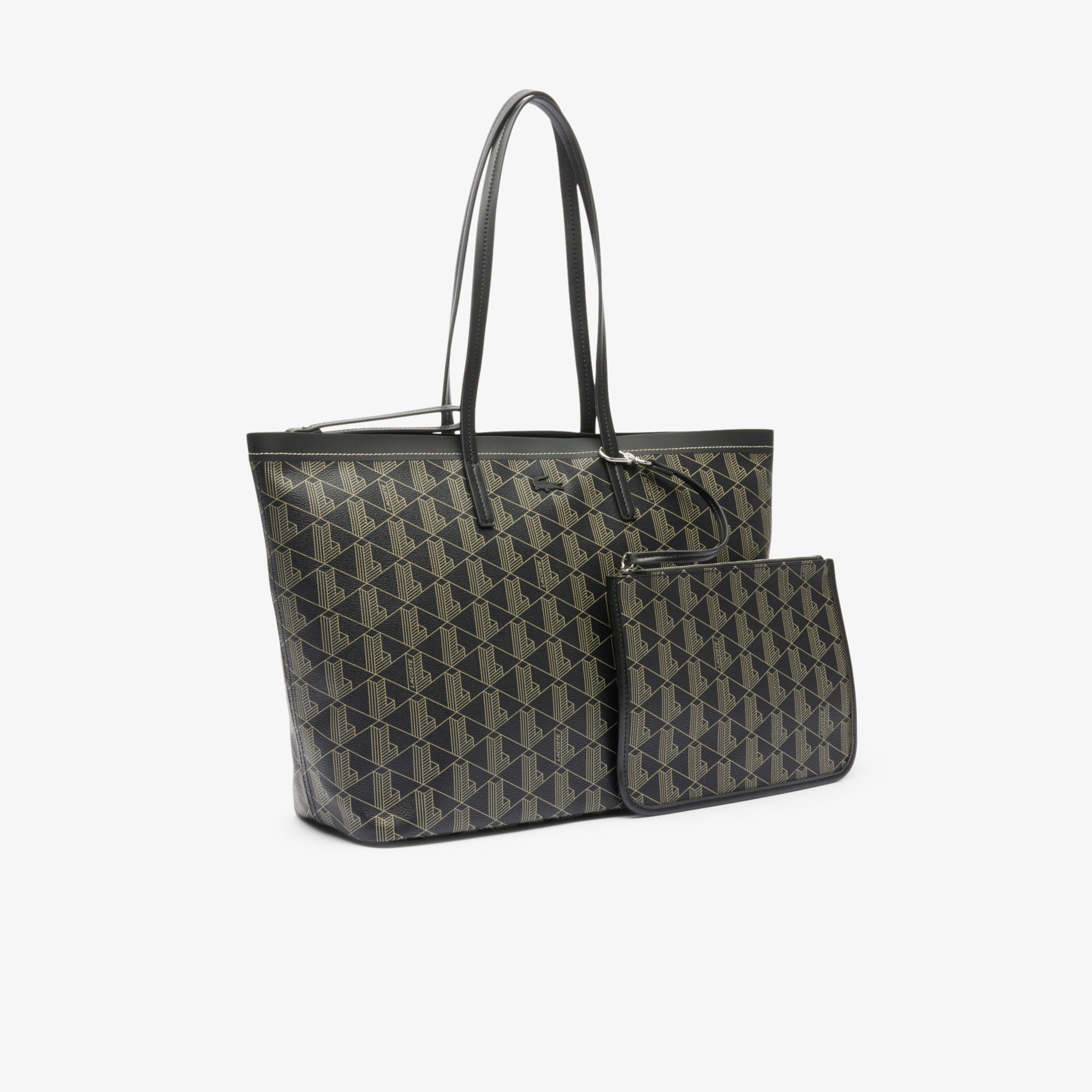 Zely Kadın Monogram Siyah Omuz Çantası