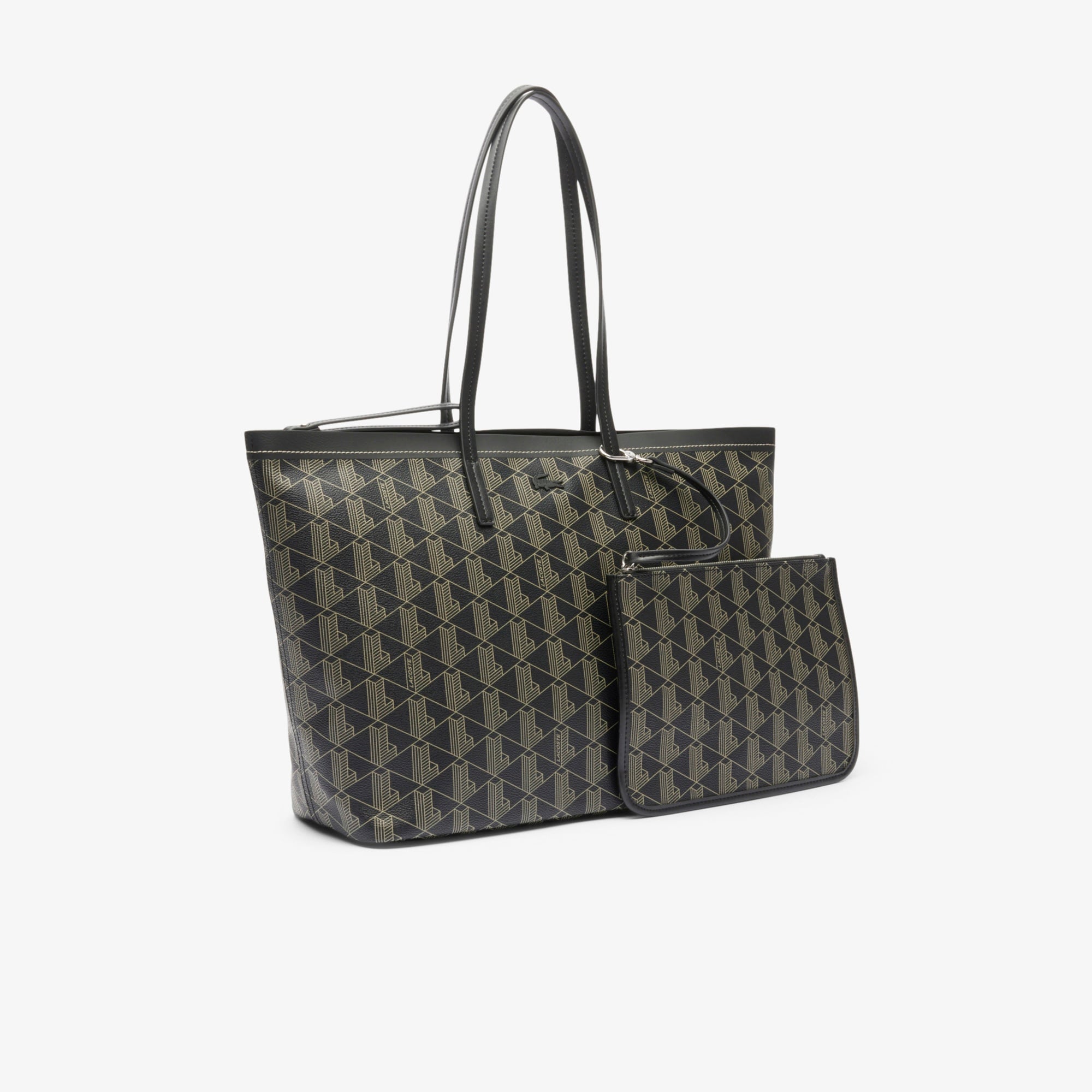 Zely Kadın Monogram Siyah Omuz Çantası