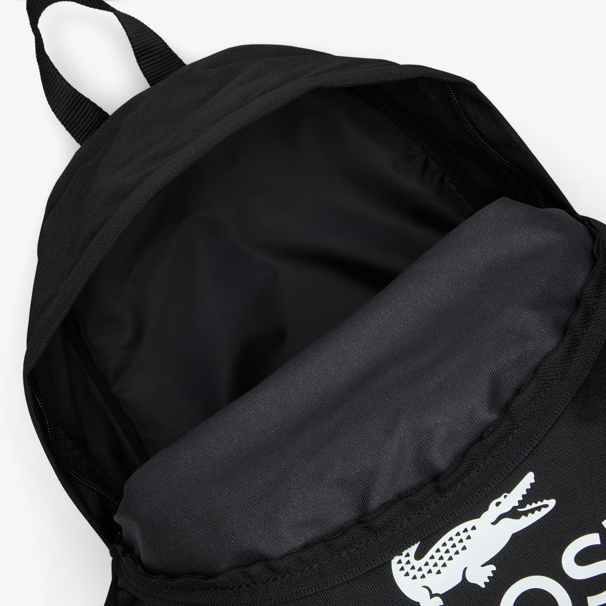 Lacoste Erkek Baskılı Siyah Sırt Çantası görsel 4
