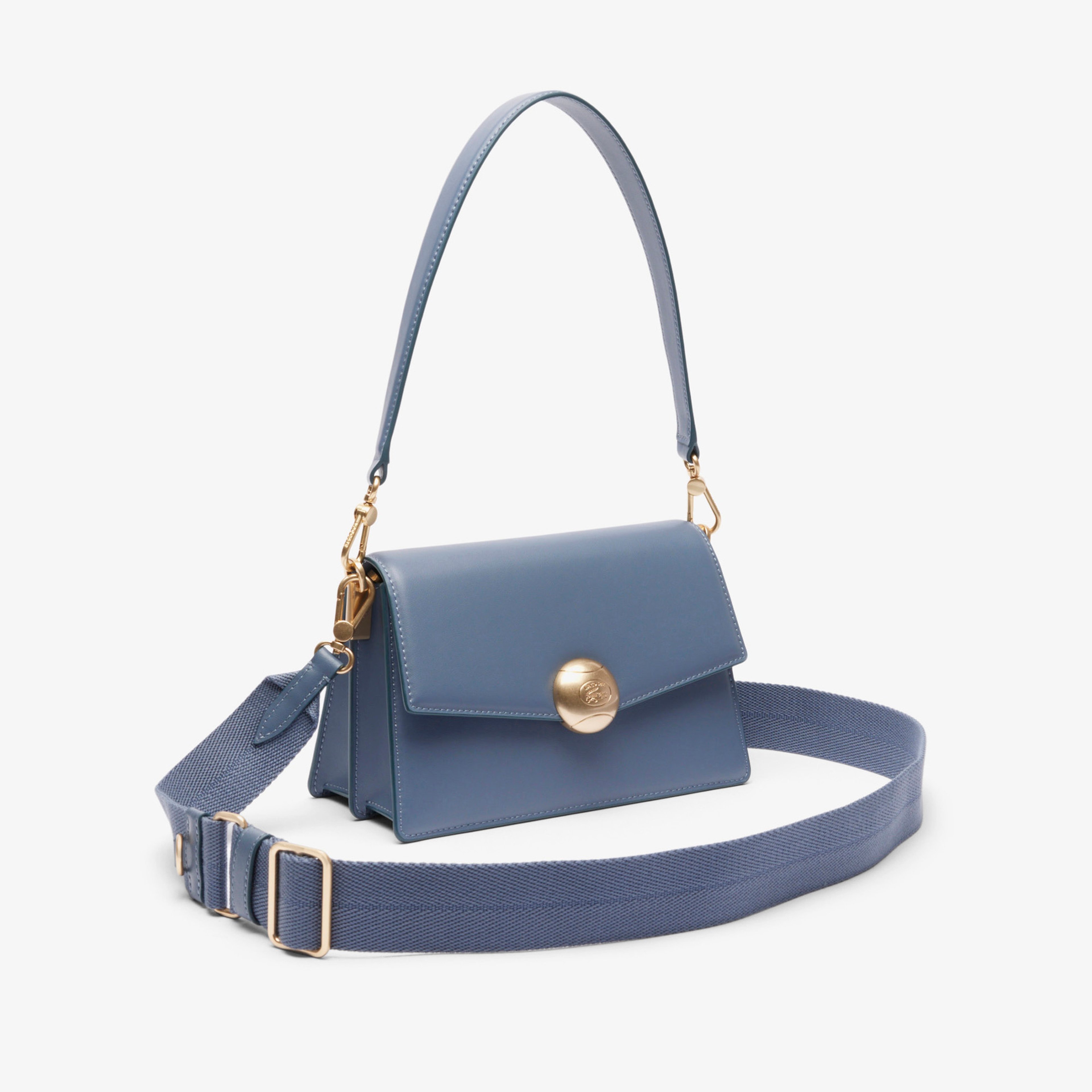 Tennis Bliss Kadın Deri Mavi Omuz Çantası