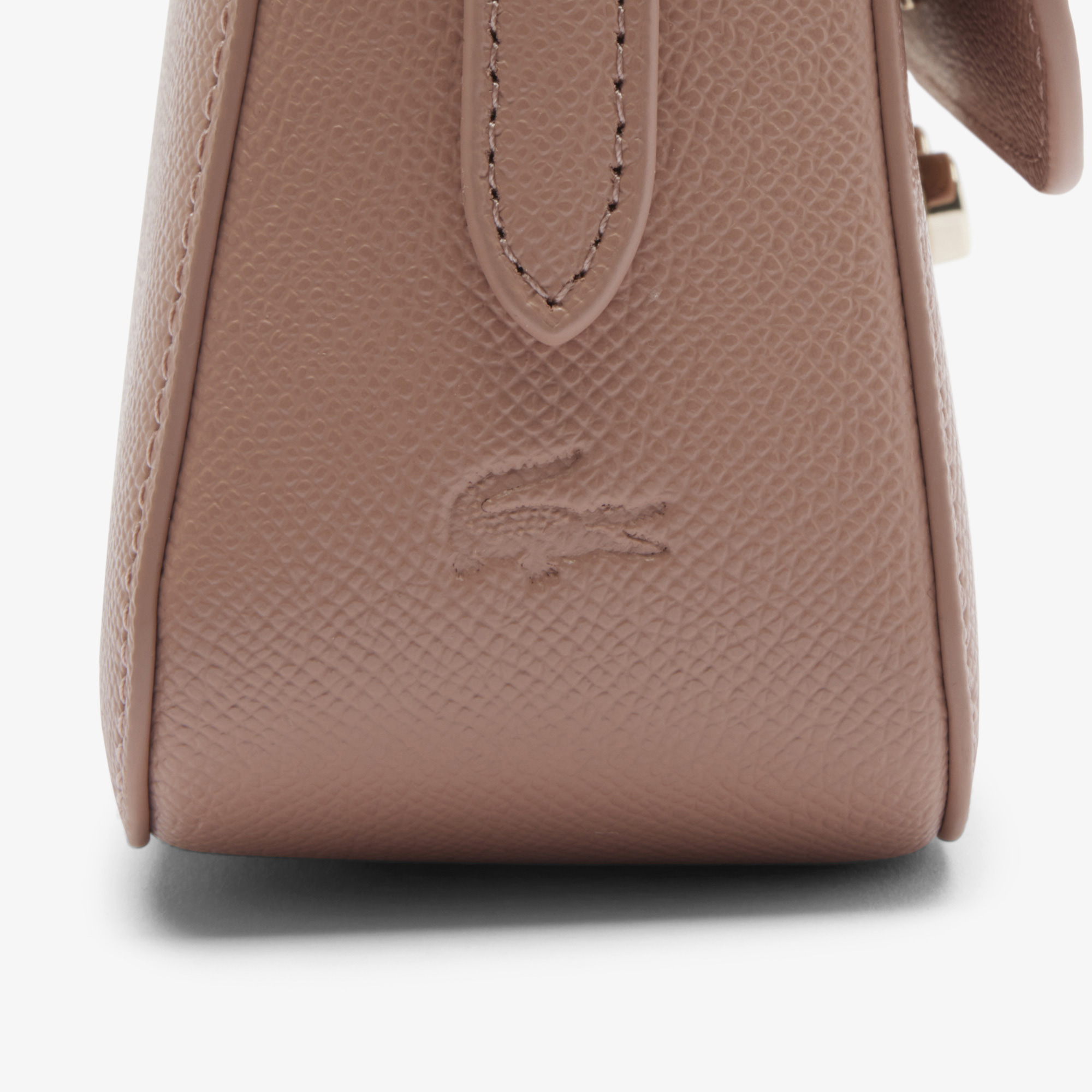 Lacoste Champs-Élysées Kadın Deri Açık Pembe Omuz Çantası görsel 5