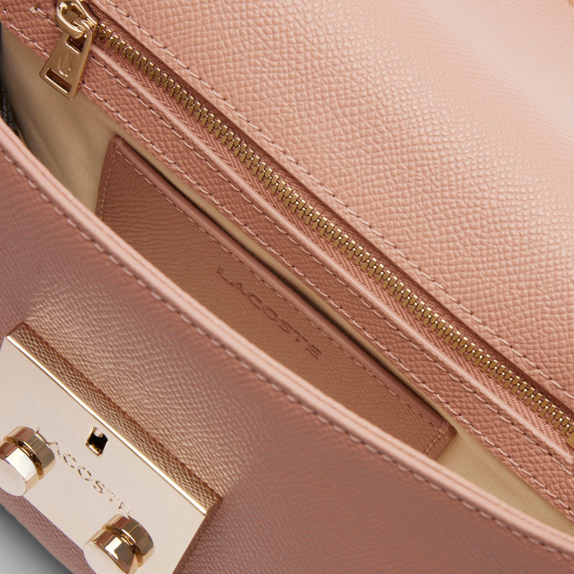 Champs-Élysées Kadın Deri Açık Pembe Omuz Çantası