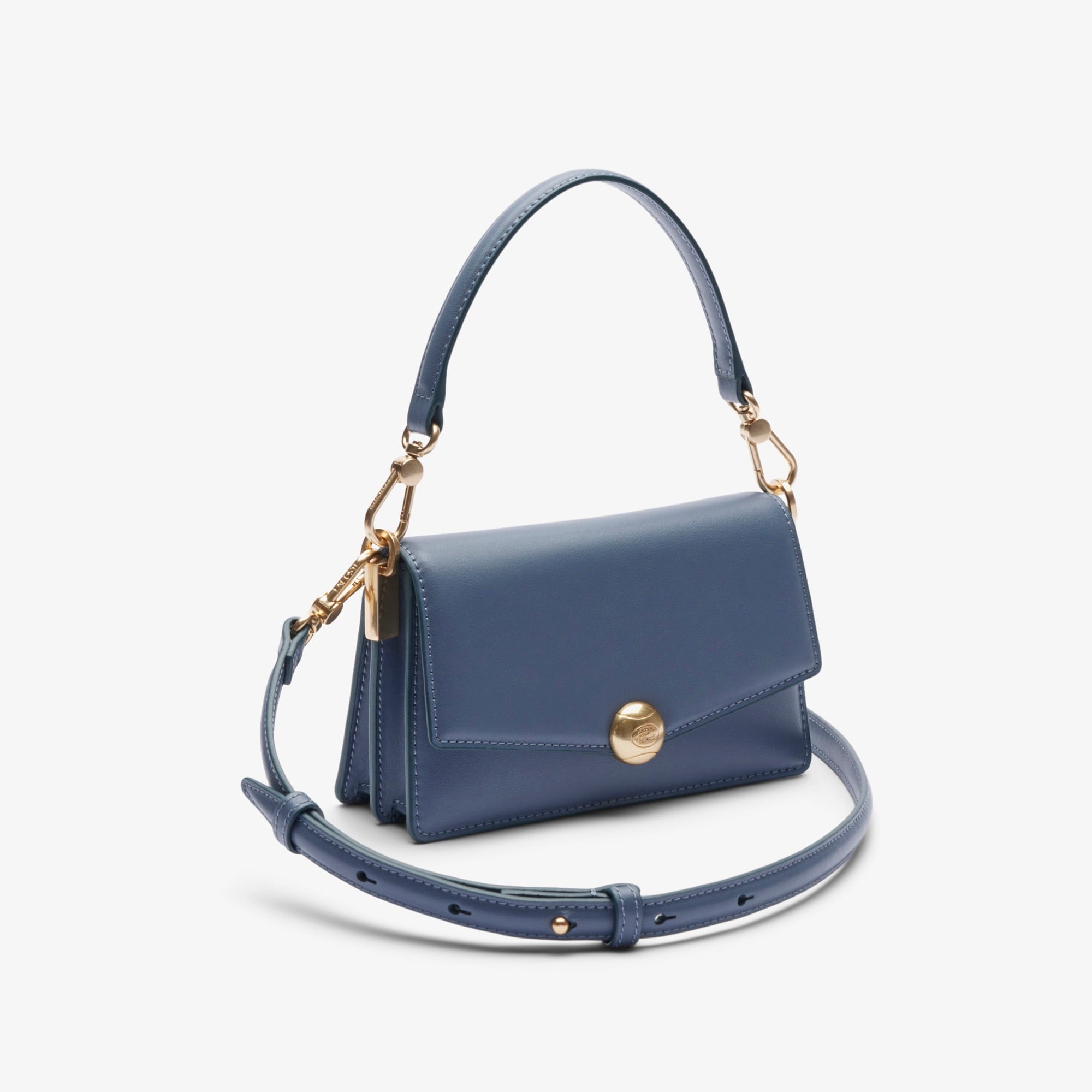 Small Tennis Bliss Kadın Deri Mavi Omuz Çantası