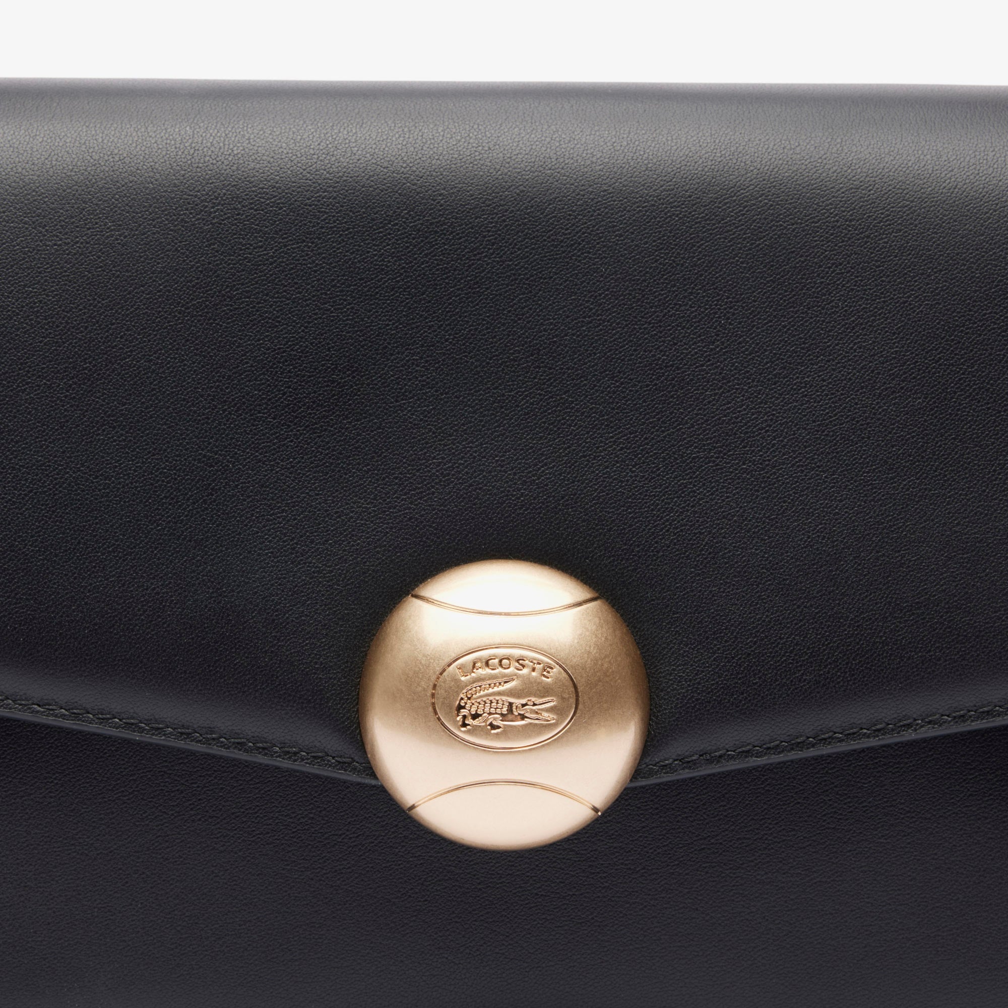 Tennis Bliss Kadın Deri Siyah Omuz Çantası