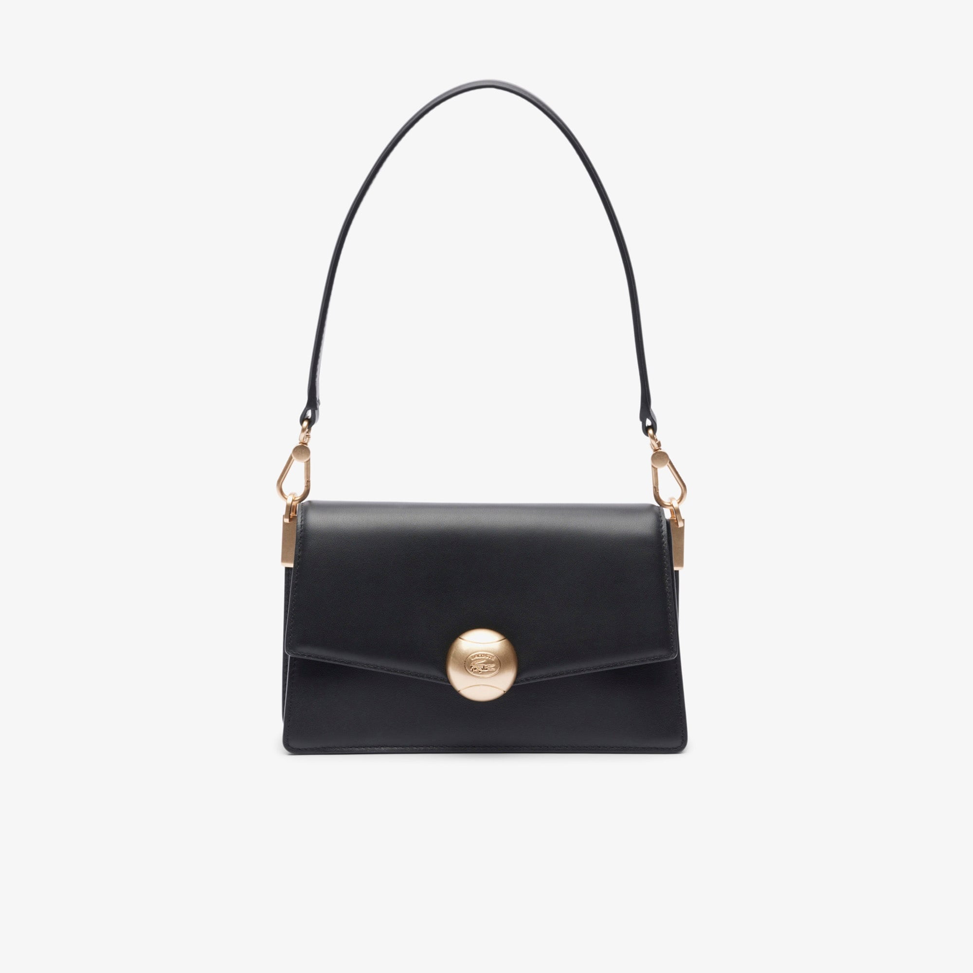 Tennis Bliss Kadın Deri Siyah Omuz Çantası