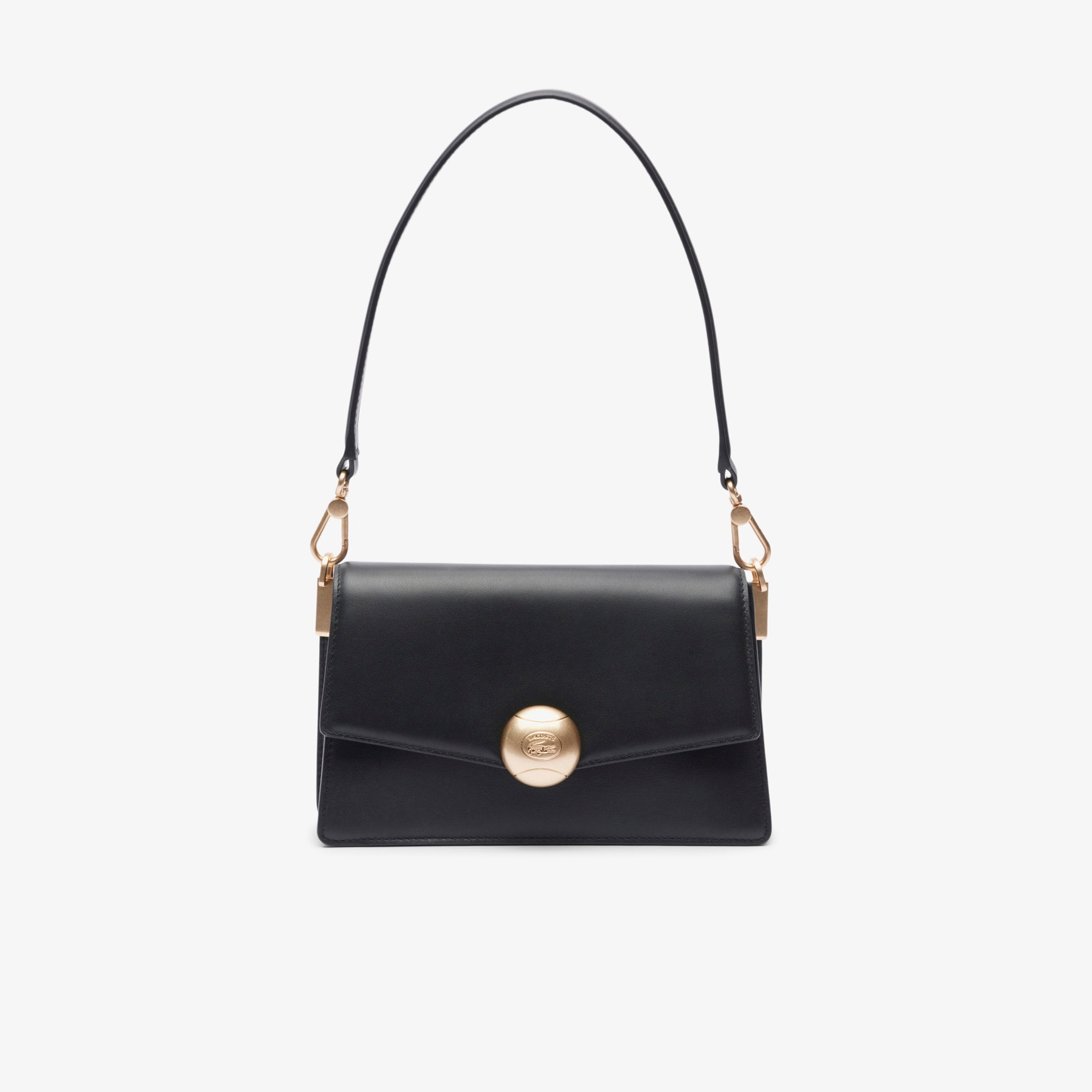 Tennis Bliss Kadın Deri Siyah Omuz Çantası