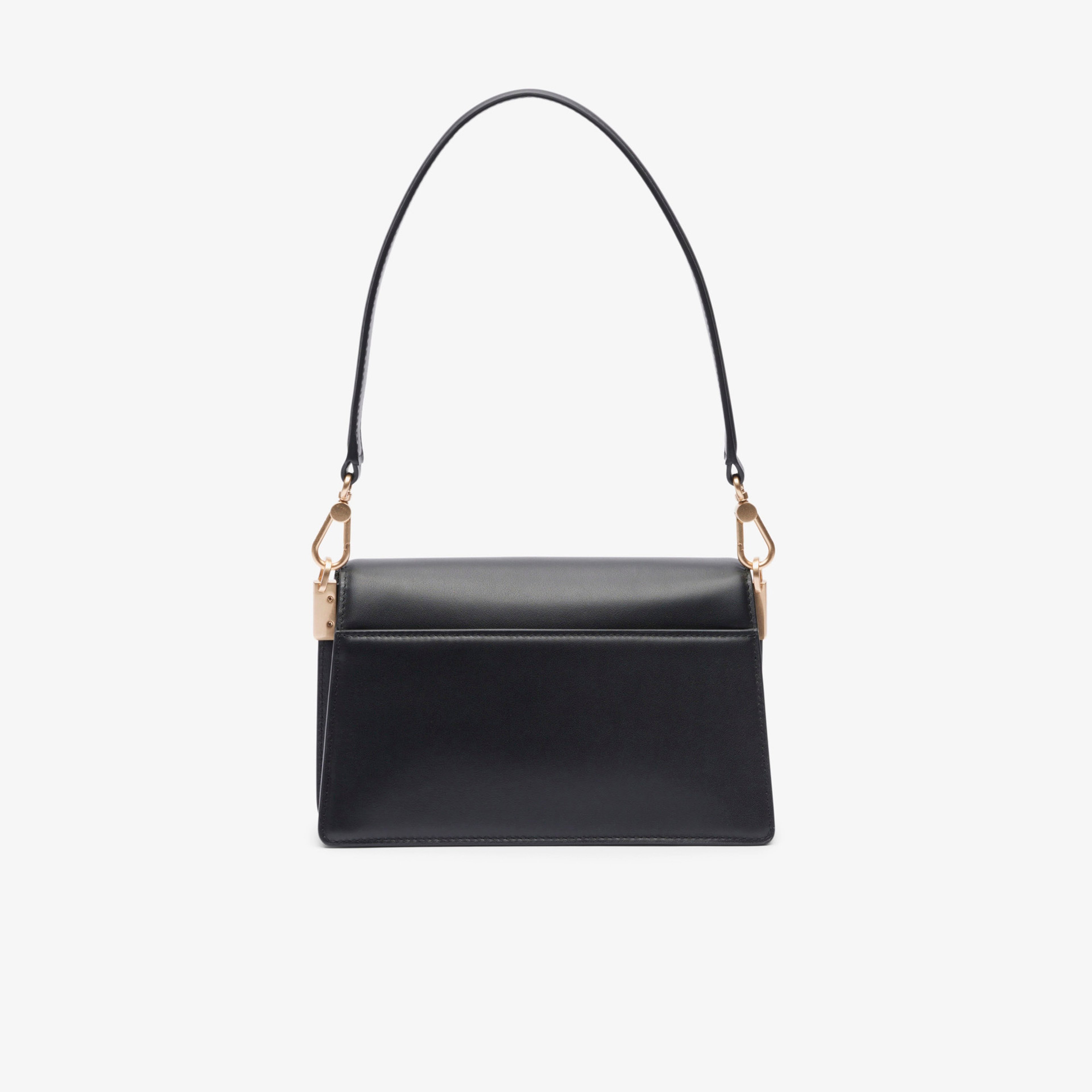 Tennis Bliss Kadın Deri Siyah Omuz Çantası