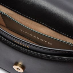 Small Tennis Bliss Kadın Deri Siyah Omuz Çantası Siyah