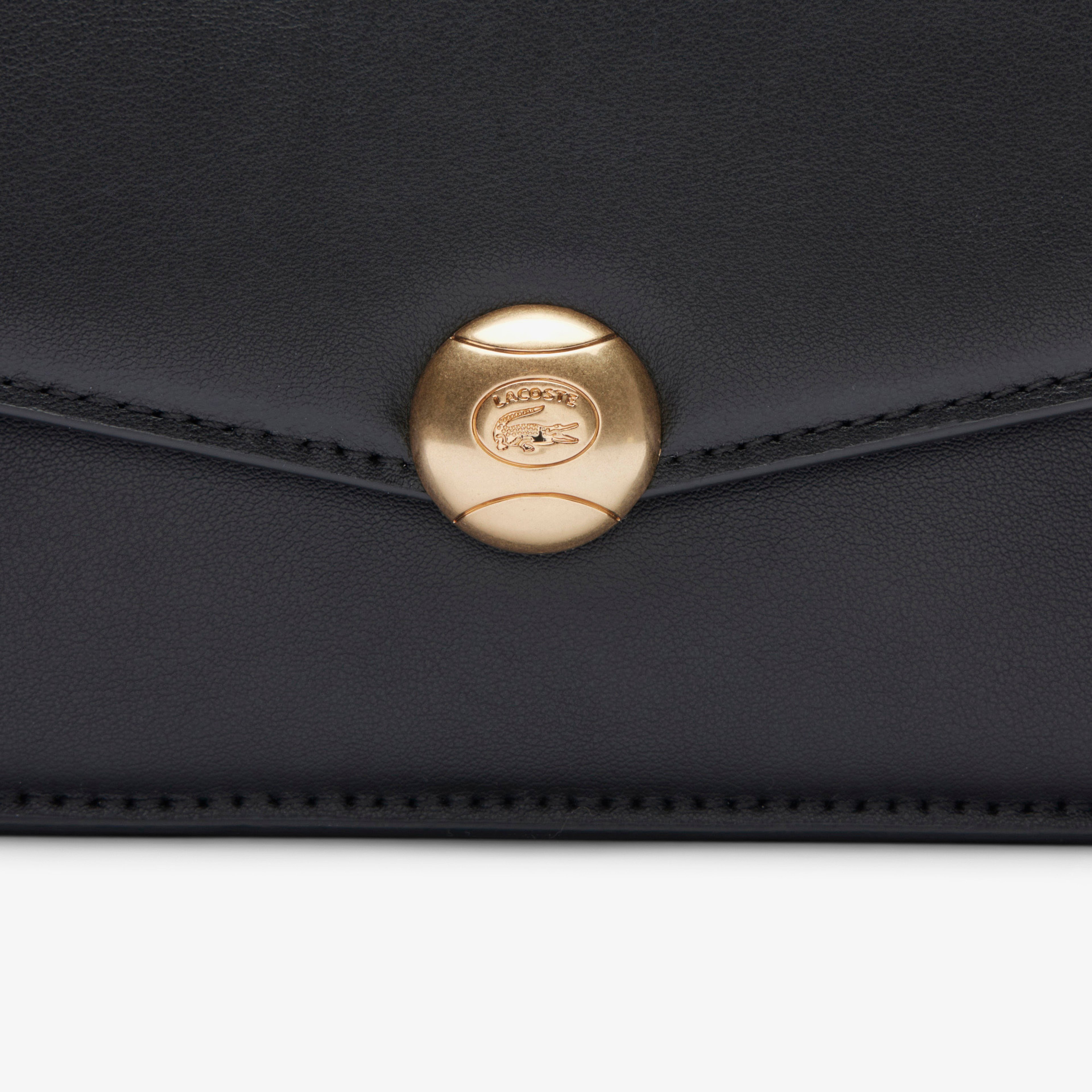 Small Tennis Bliss Kadın Deri Siyah Omuz Çantası