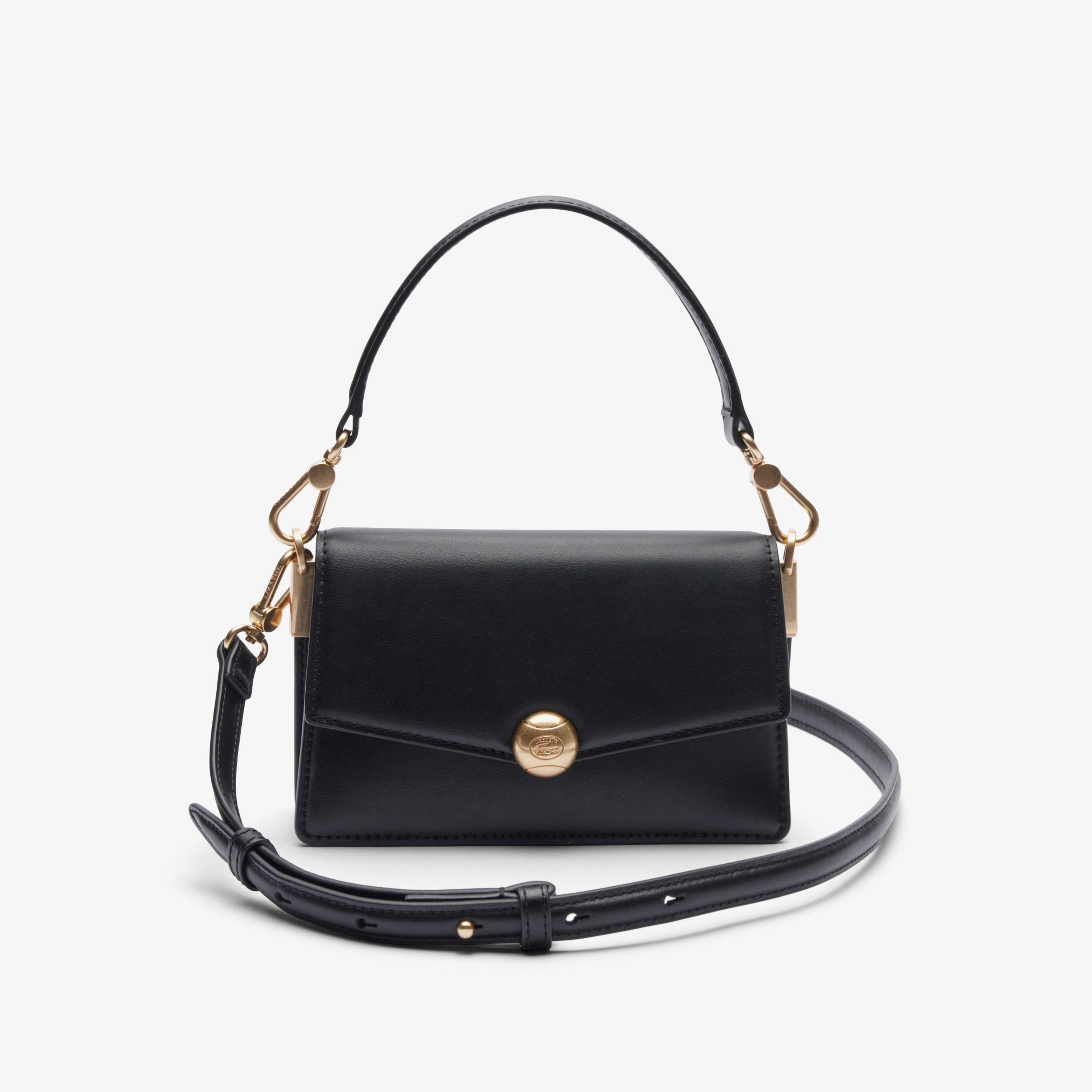 Small Tennis Bliss Kadın Deri Siyah Omuz Çantası