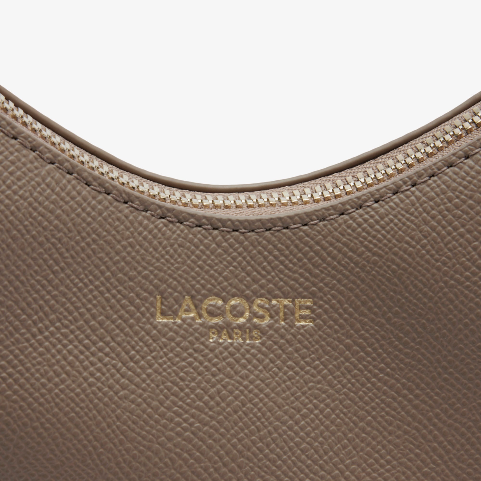 Lacoste Champs-Élysées Kadın Deri Bej Omuz Çantası görsel 5