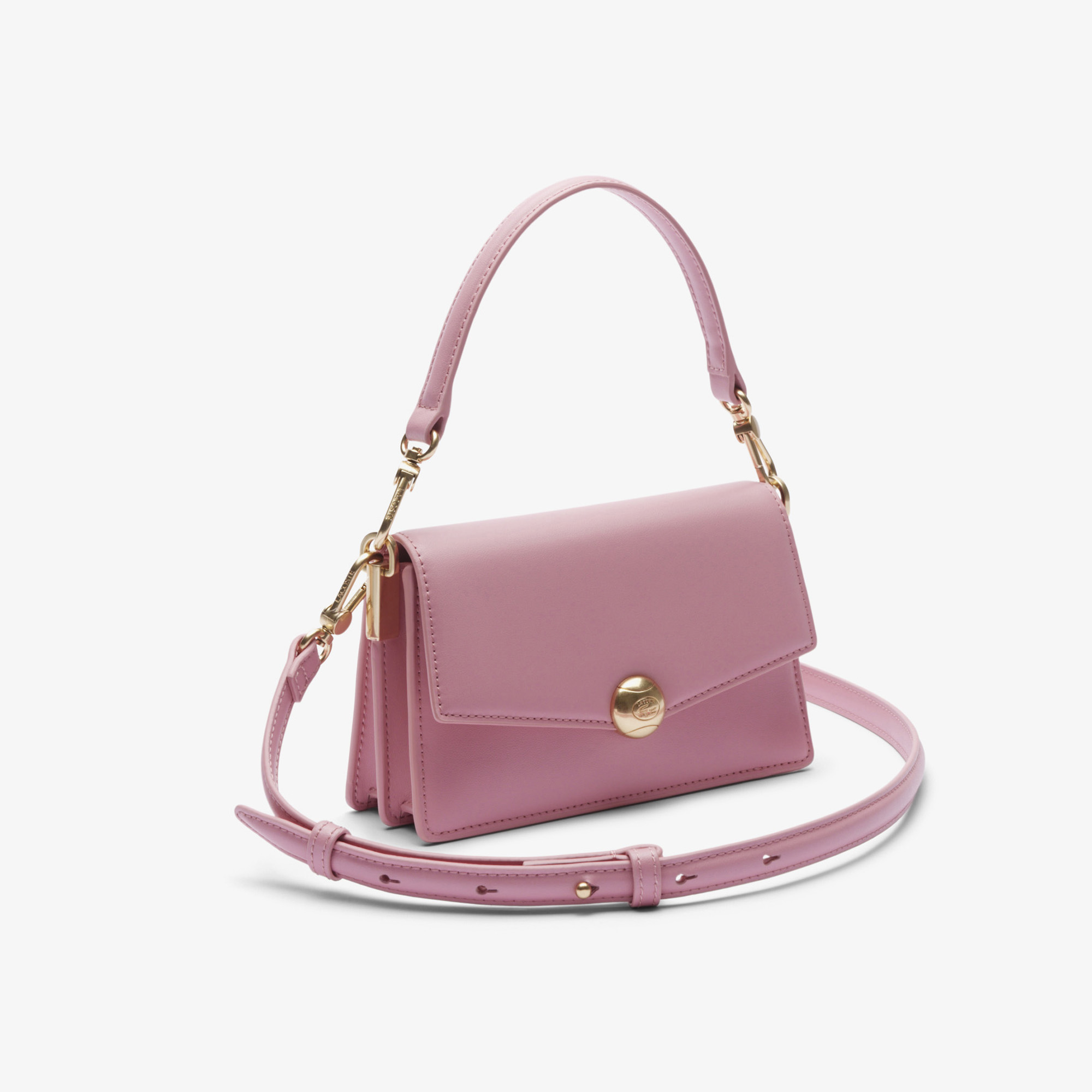 Lacoste Small Tennis Bliss Kadın Deri Pembe Omuz Çantası görsel 2