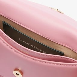 Small Tennis Bliss Kadın Deri Pembe Omuz Çantası Pembe