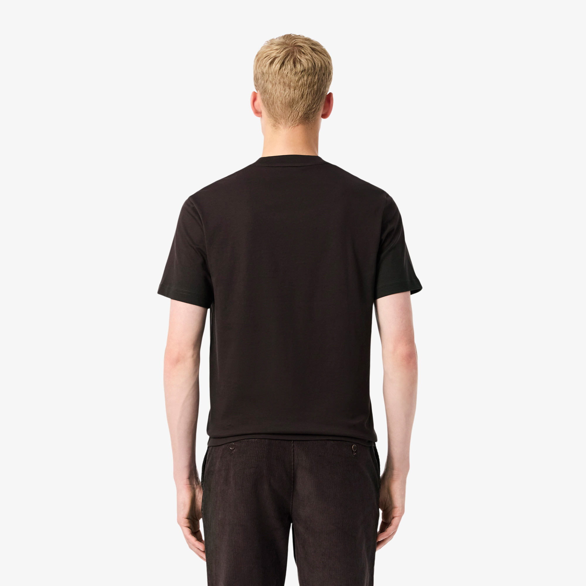 Erkek Classic Fit Bisiklet Yaka Kahverengi T-Shirt TH7318-SKB