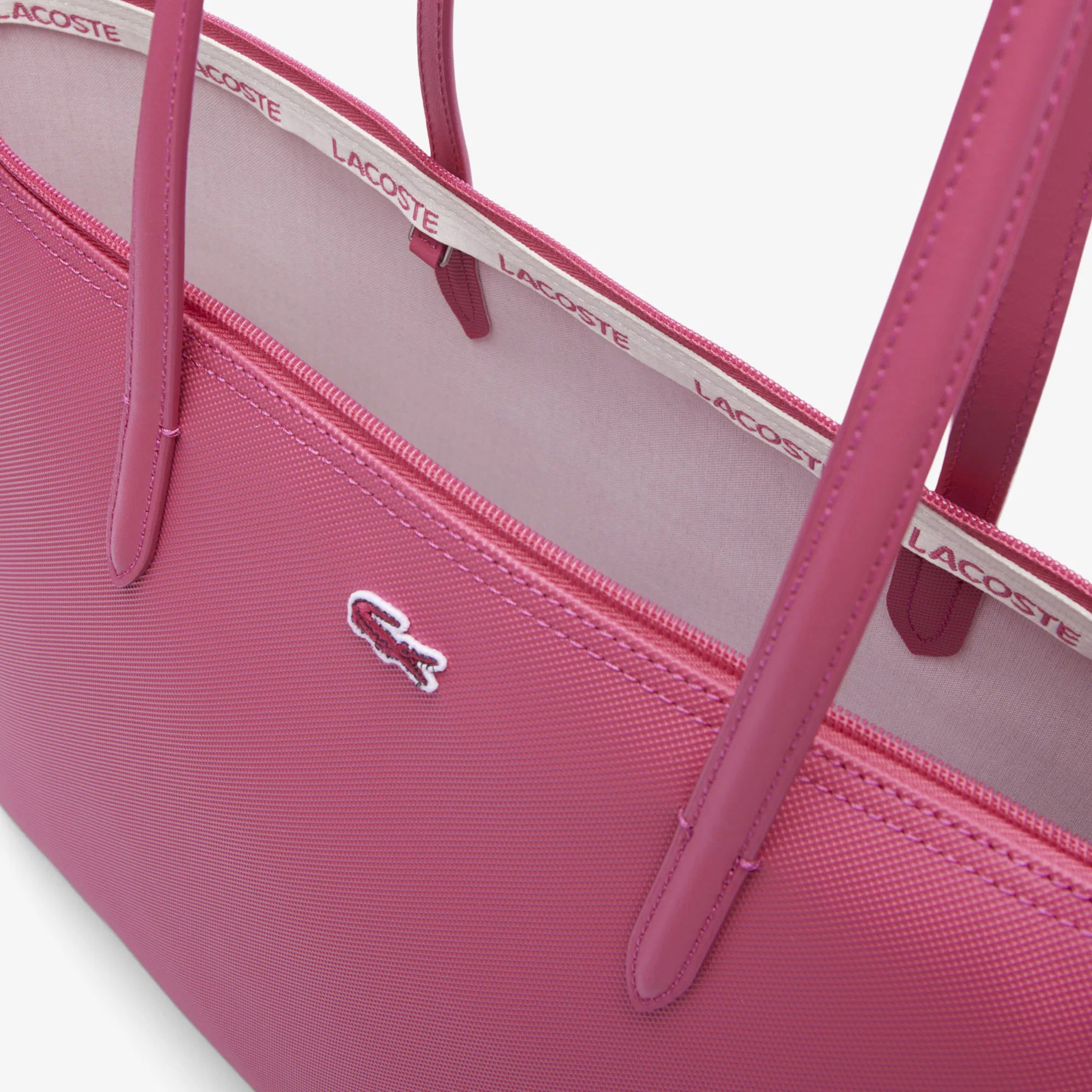 Large L.12.12 Kadın Pembe Omuz Çantası