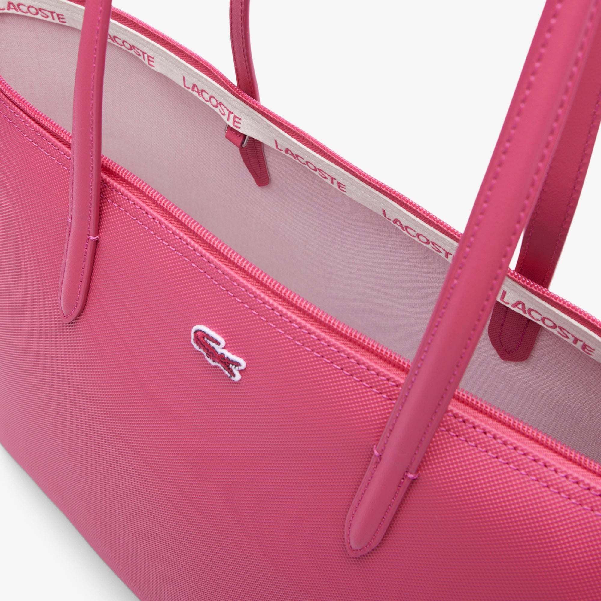 Large L.12.12 Kadın Pembe Omuz Çantası