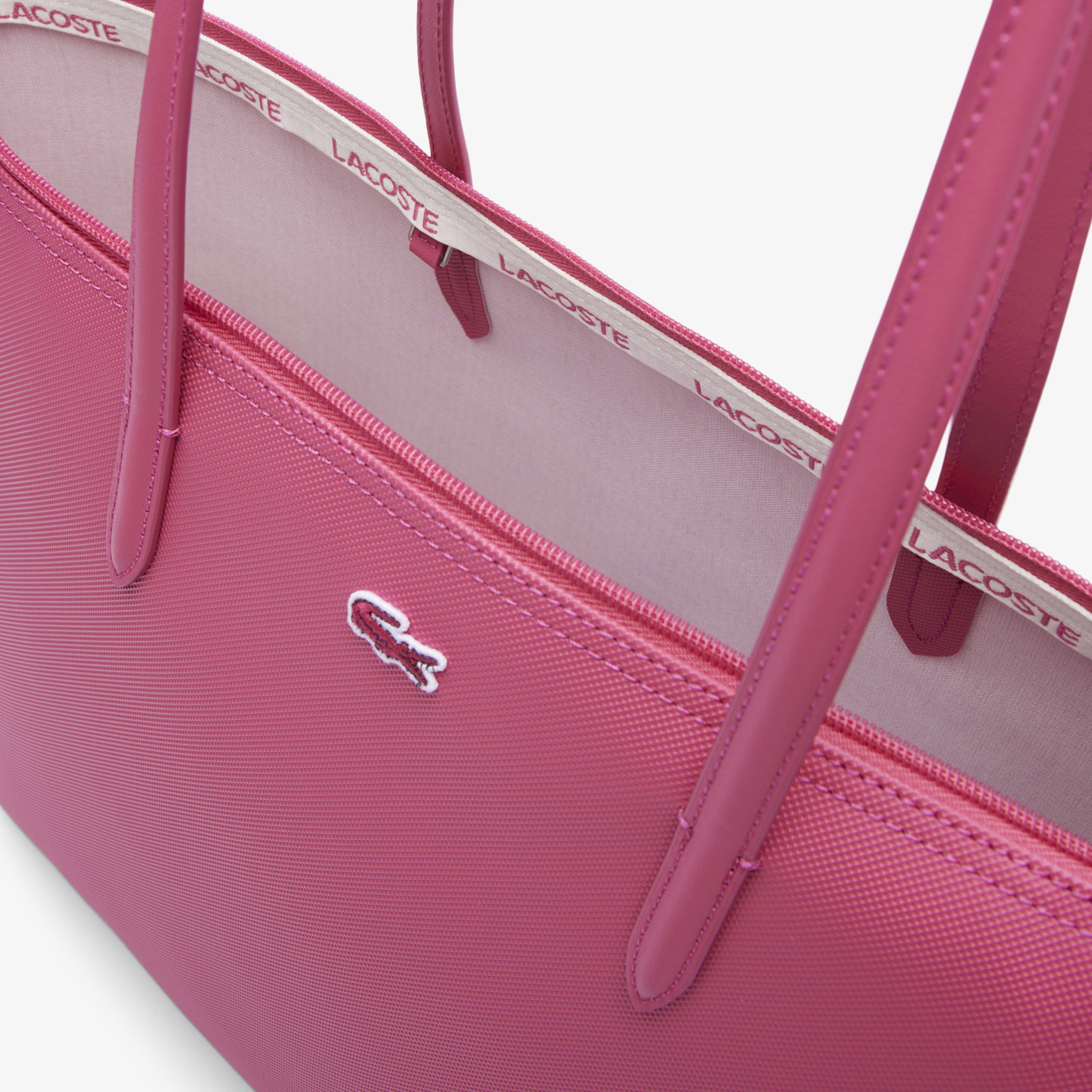 Large L.12.12 Kadın Pembe Omuz Çantası