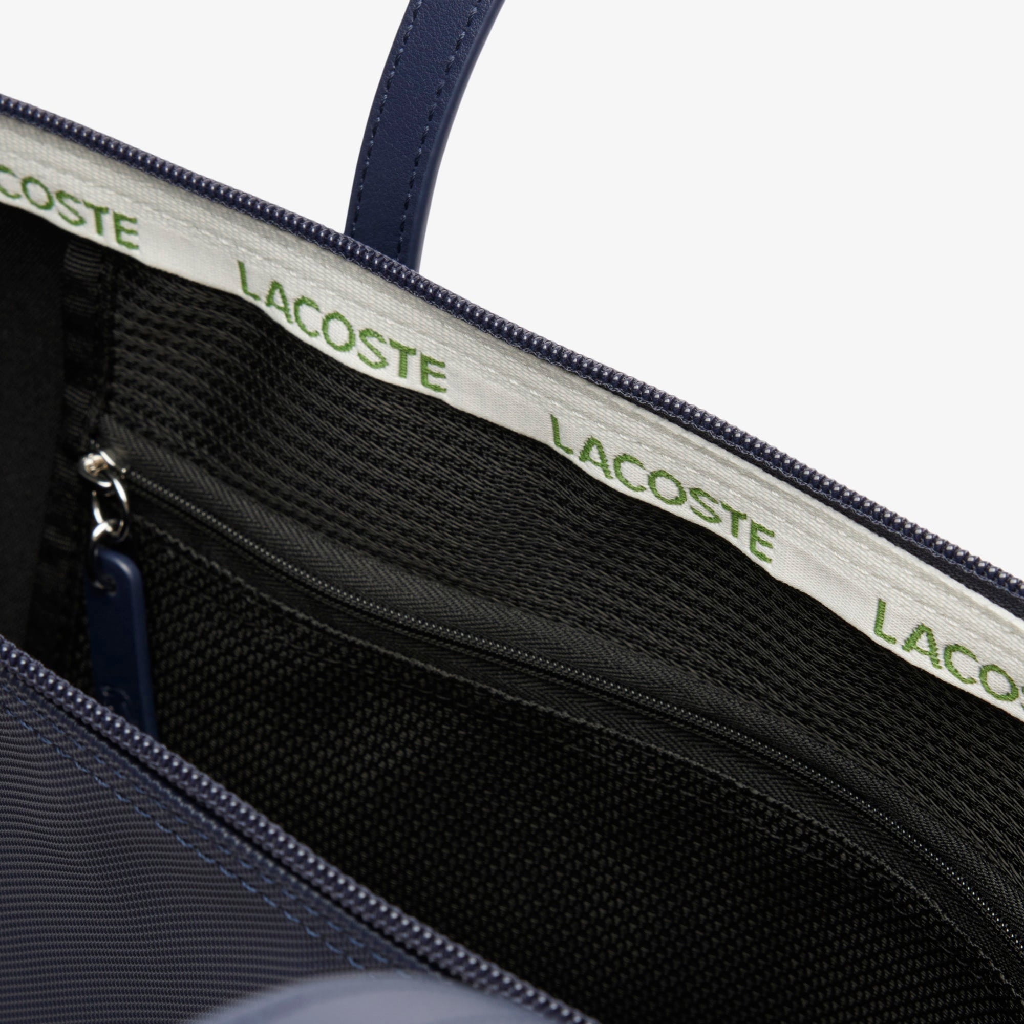 Large L.12.12 Kadın Lacivert Omuz Çantası