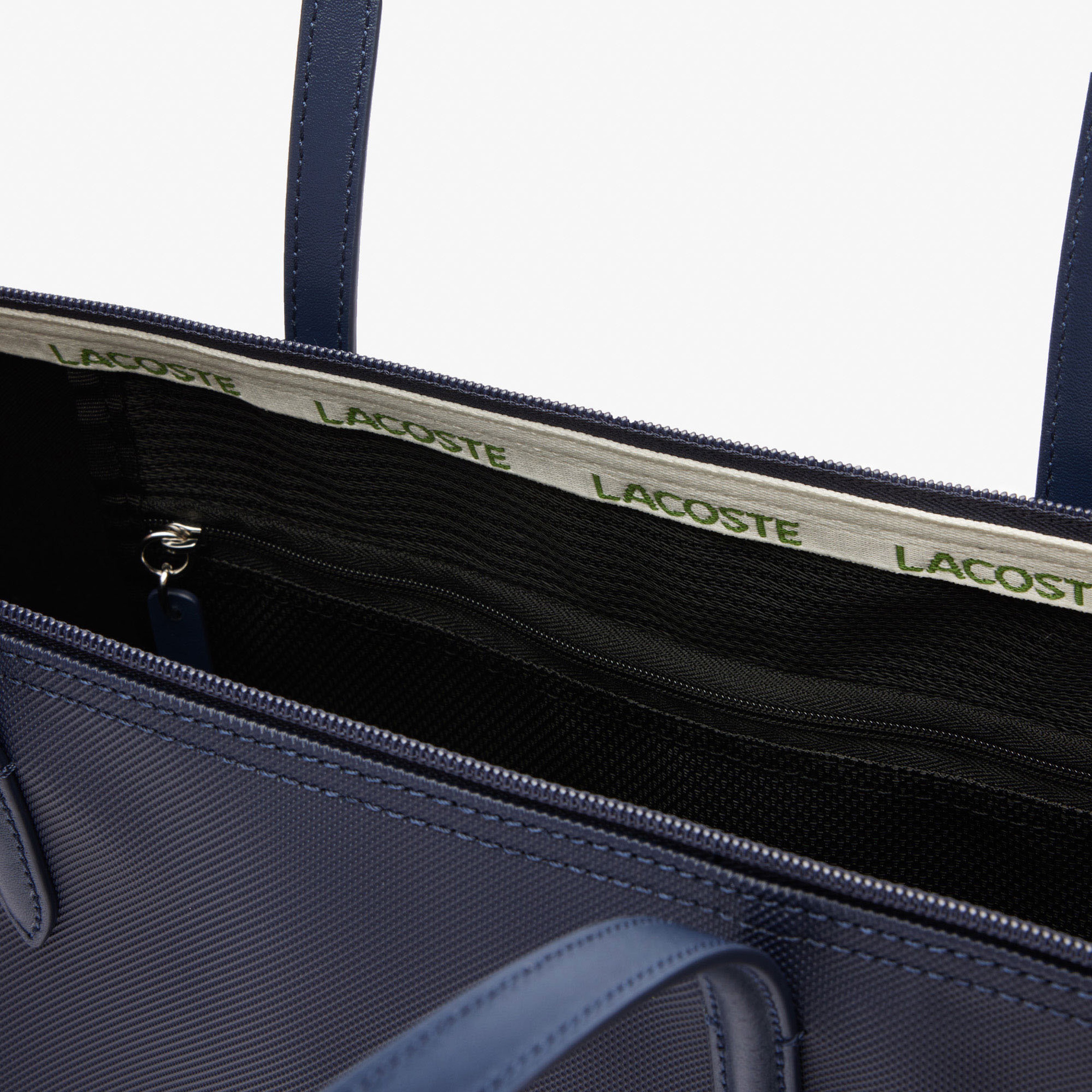 Large L.12.12 Kadın Lacivert Omuz Çantası