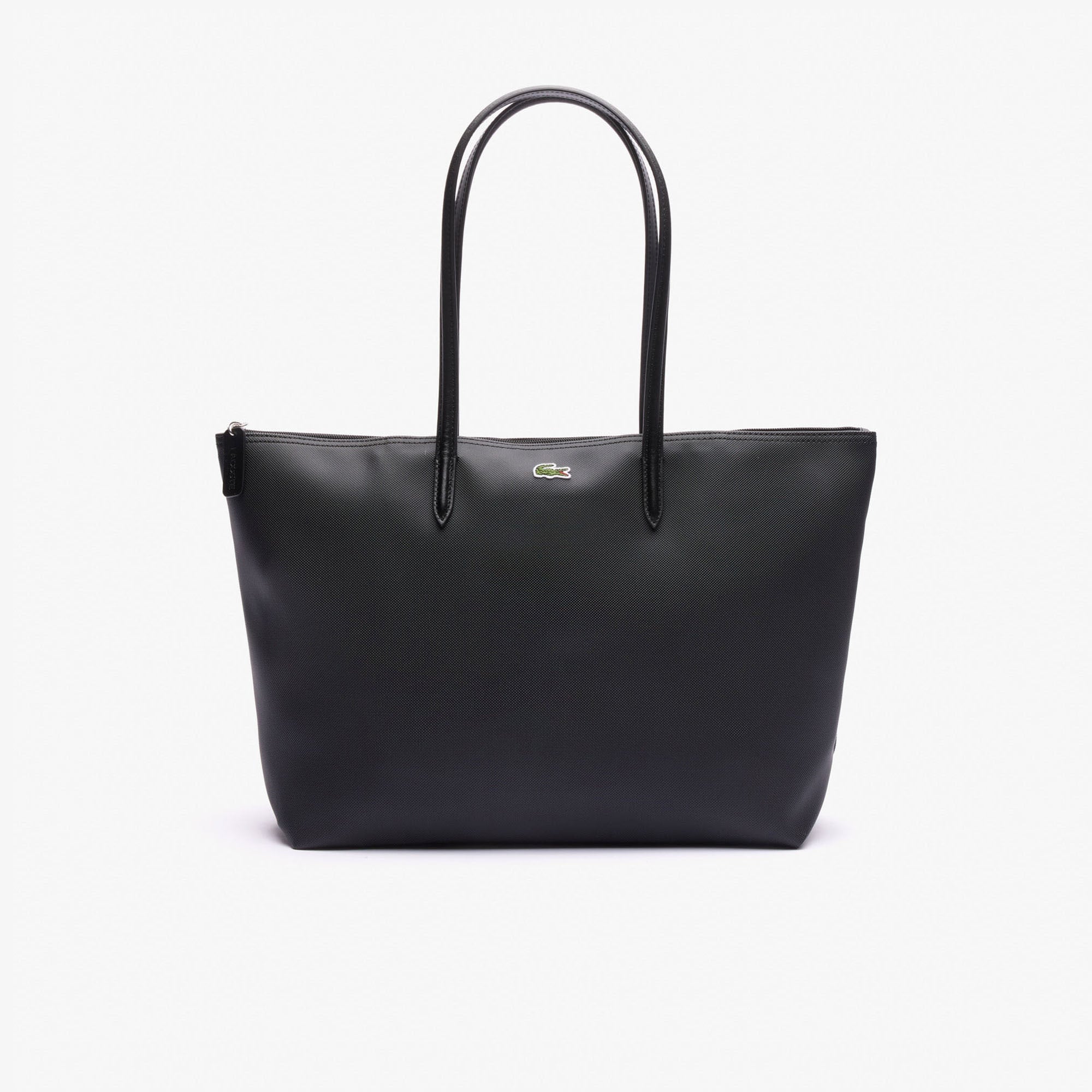 Large L.12.12 Kadın Siyah Omuz Çantası