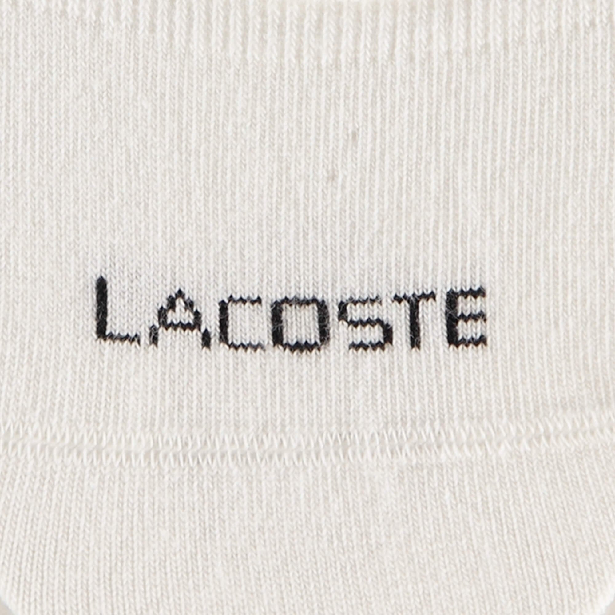 Lacoste Unisex 2'li Beyaz Çorap görsel 3