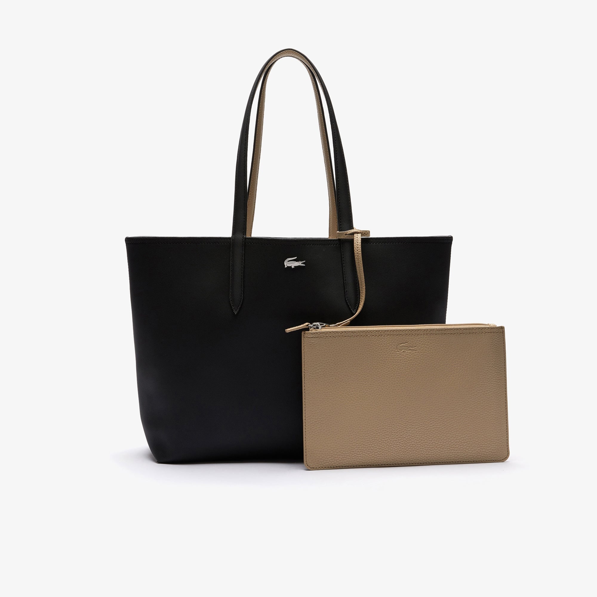 Anna Kadın Çift Taraflı Siyah Omuz Çantası