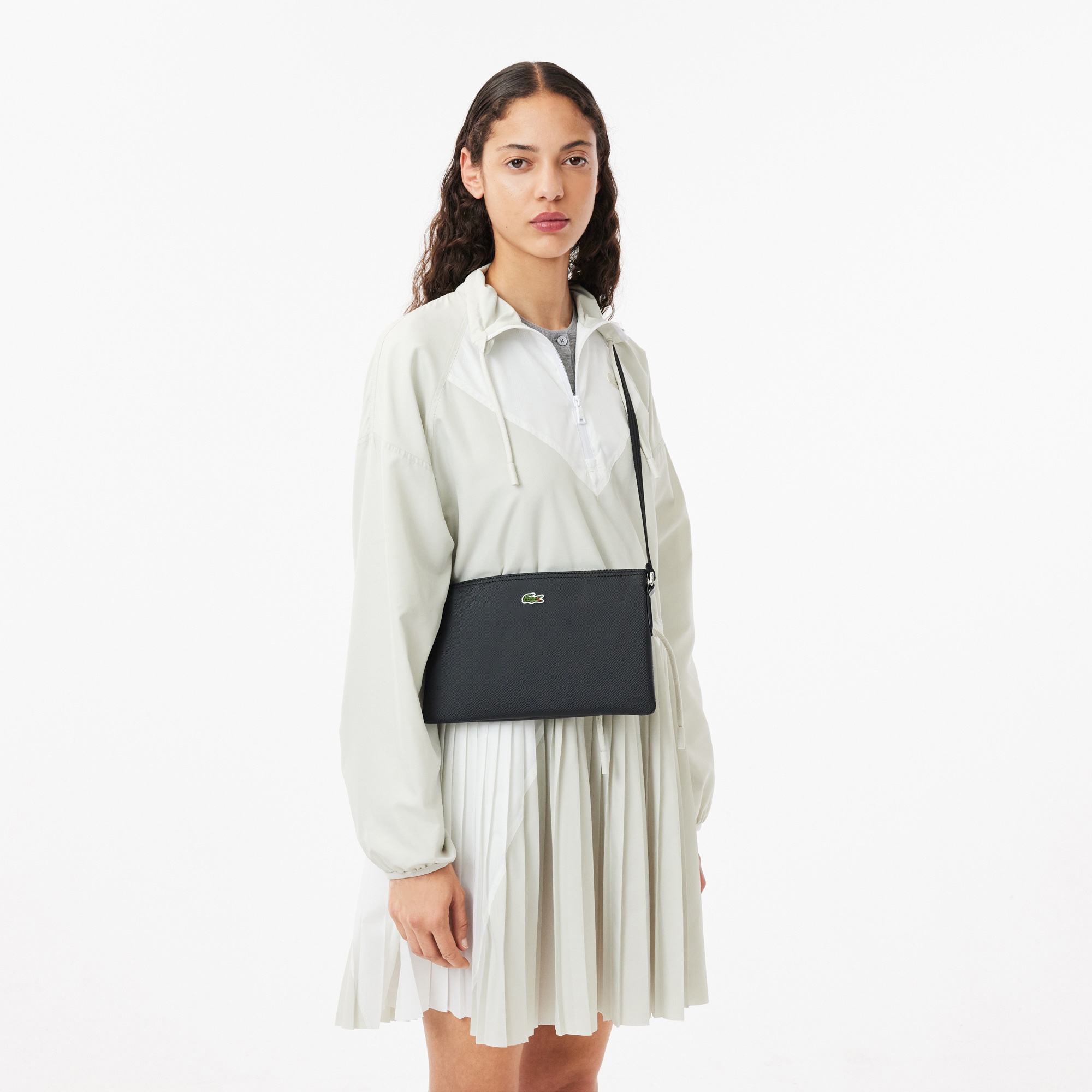 L.12.12 Kadın Siyah Postacı Çantası