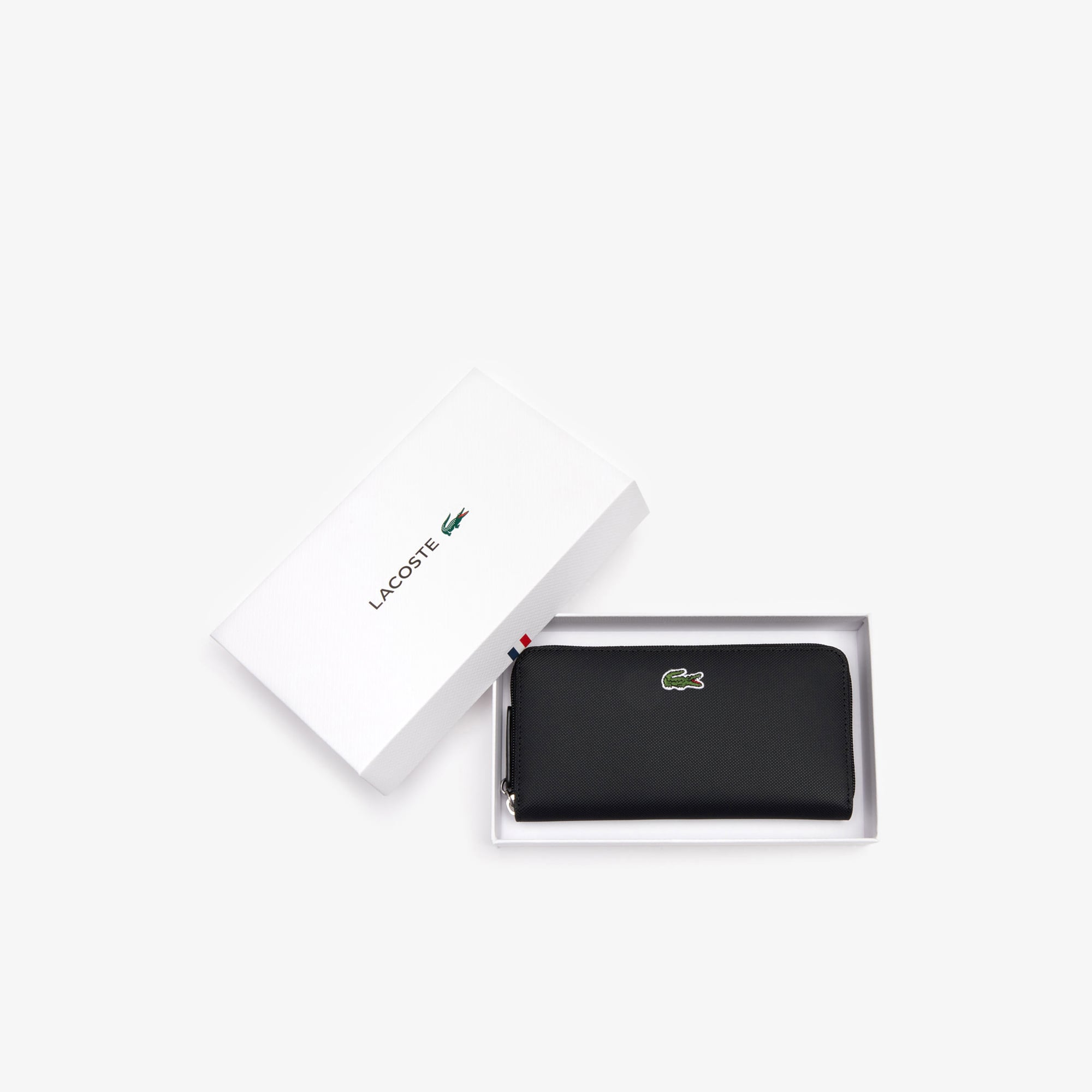 Lacoste L.12.12 Kadın Siyah Cüzdan görsel 3