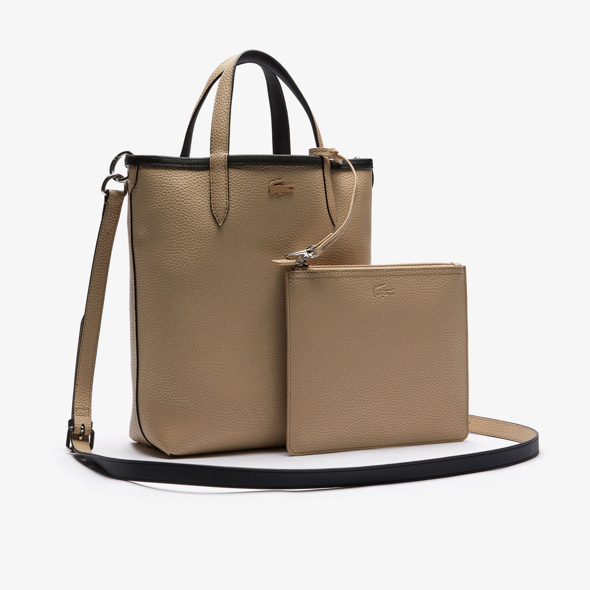 Anna Kadın Çift Taraflı Siyah Omuz Çantası