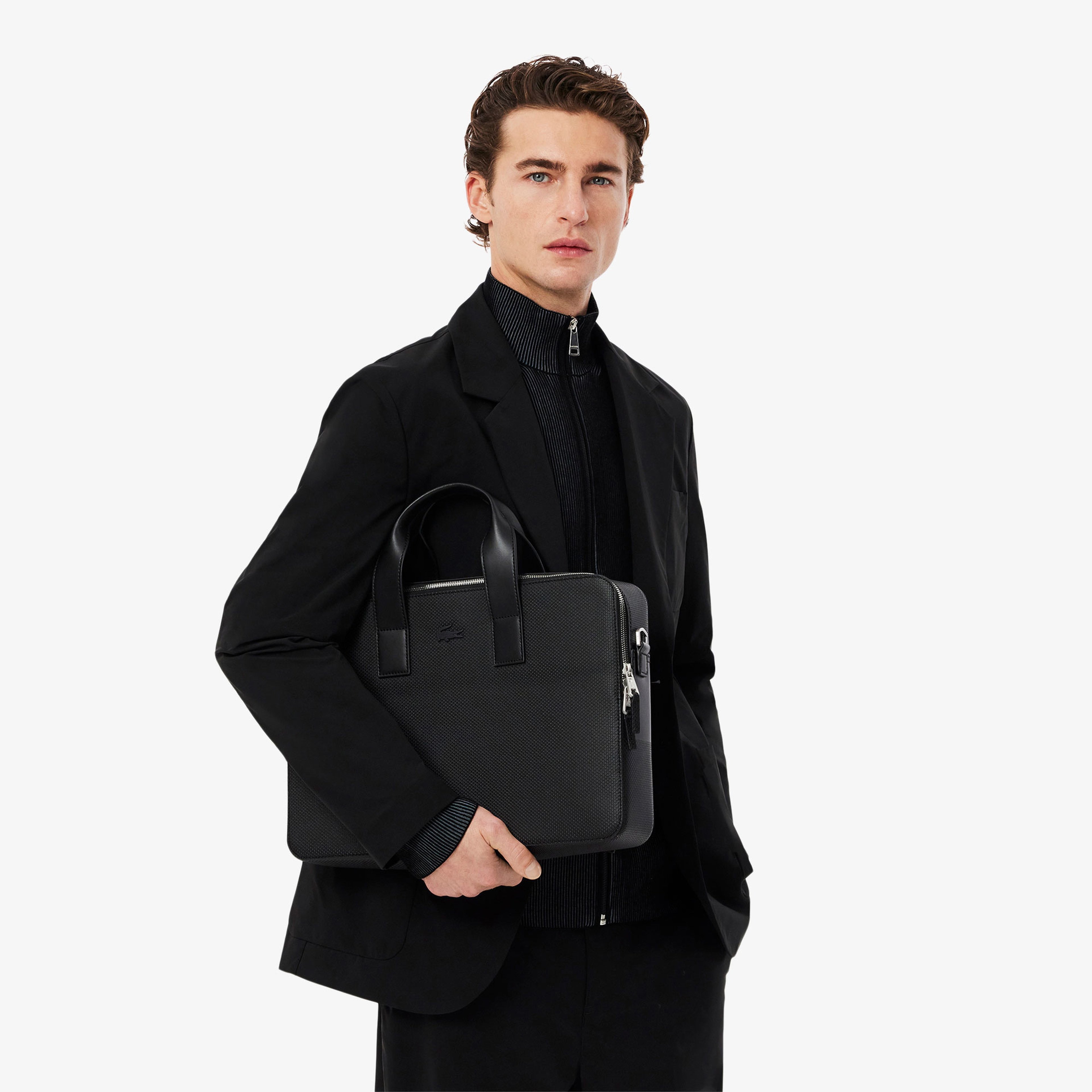 Chantaco Erkek Deri Siyah Laptop Çantası Chantaco Erkek Deri Siyah Laptop Çantası