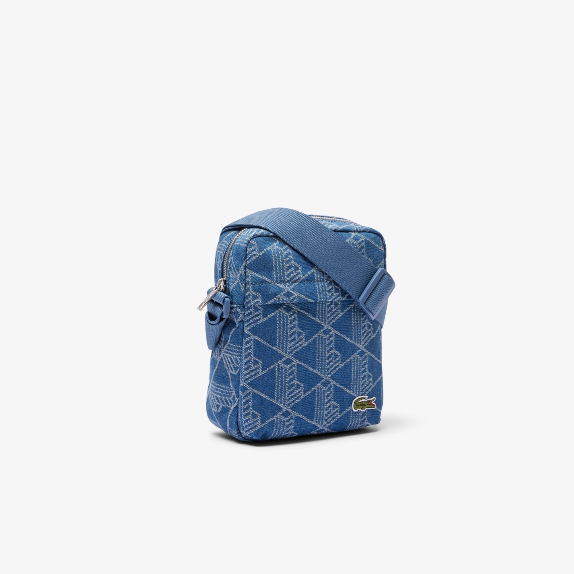 Neocroc Unisex Monogram Mavi Postacı Çantası