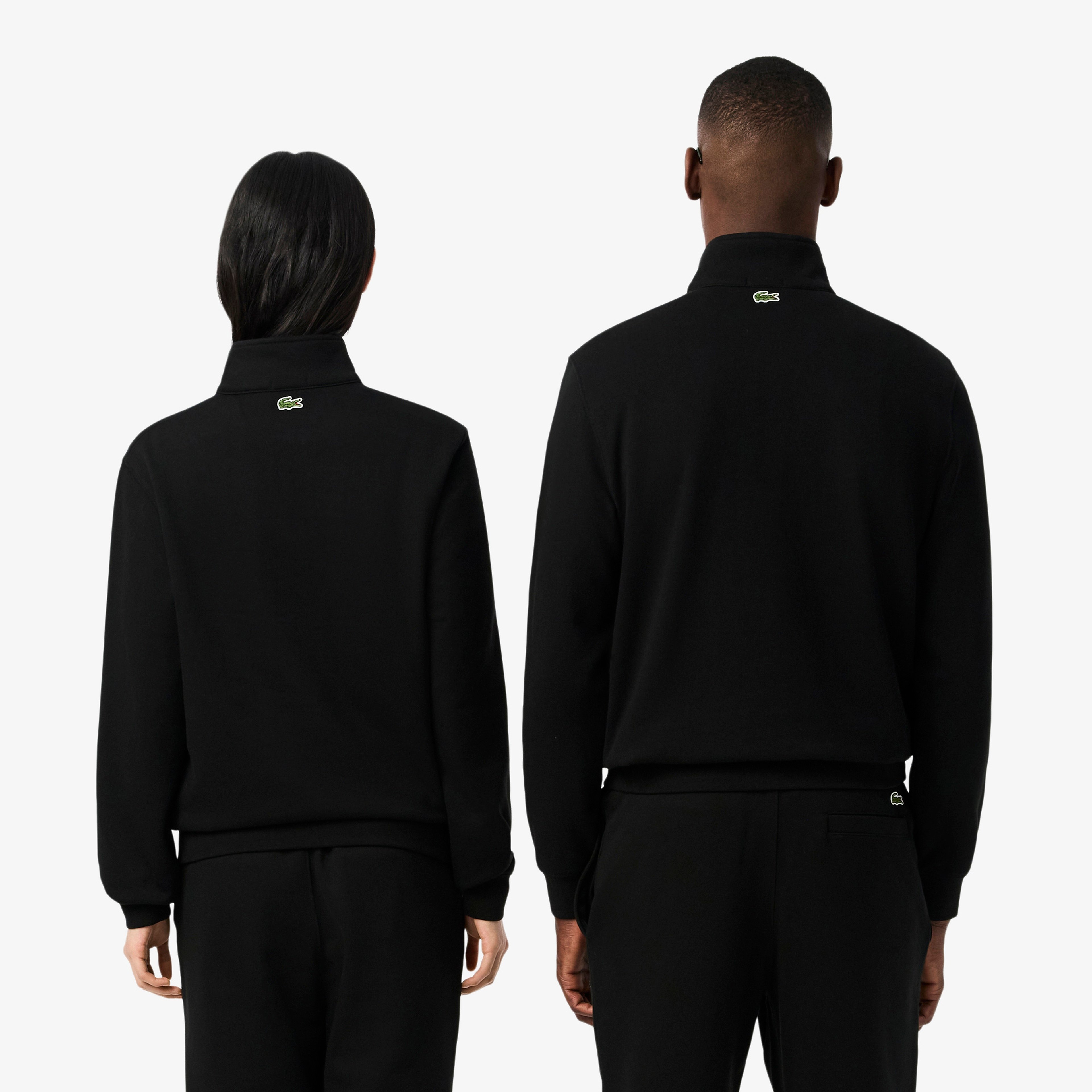 High Neck Zip-Up Print Sweatshirt High Neck Zip-Up Print Sweatshirt