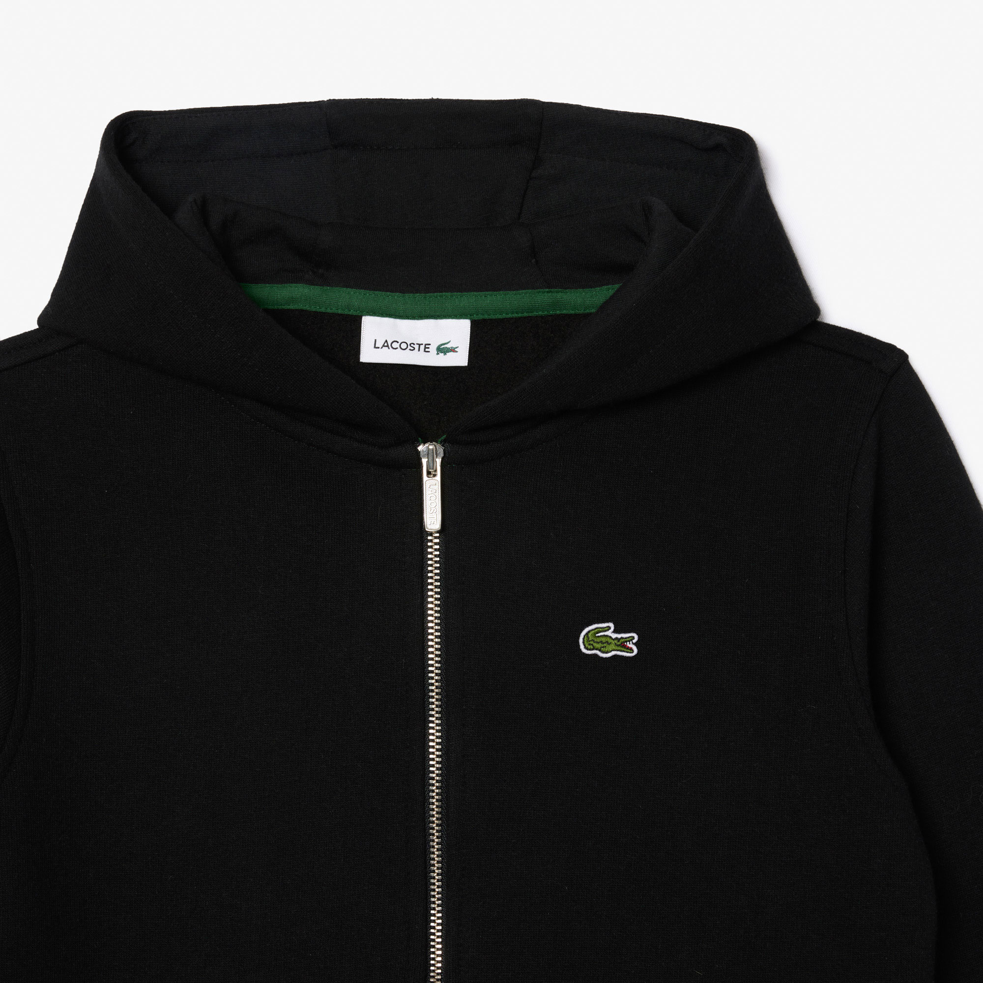 Lacoste Çocuk Kapüşonlu Siyah Sweatshirt görsel 7