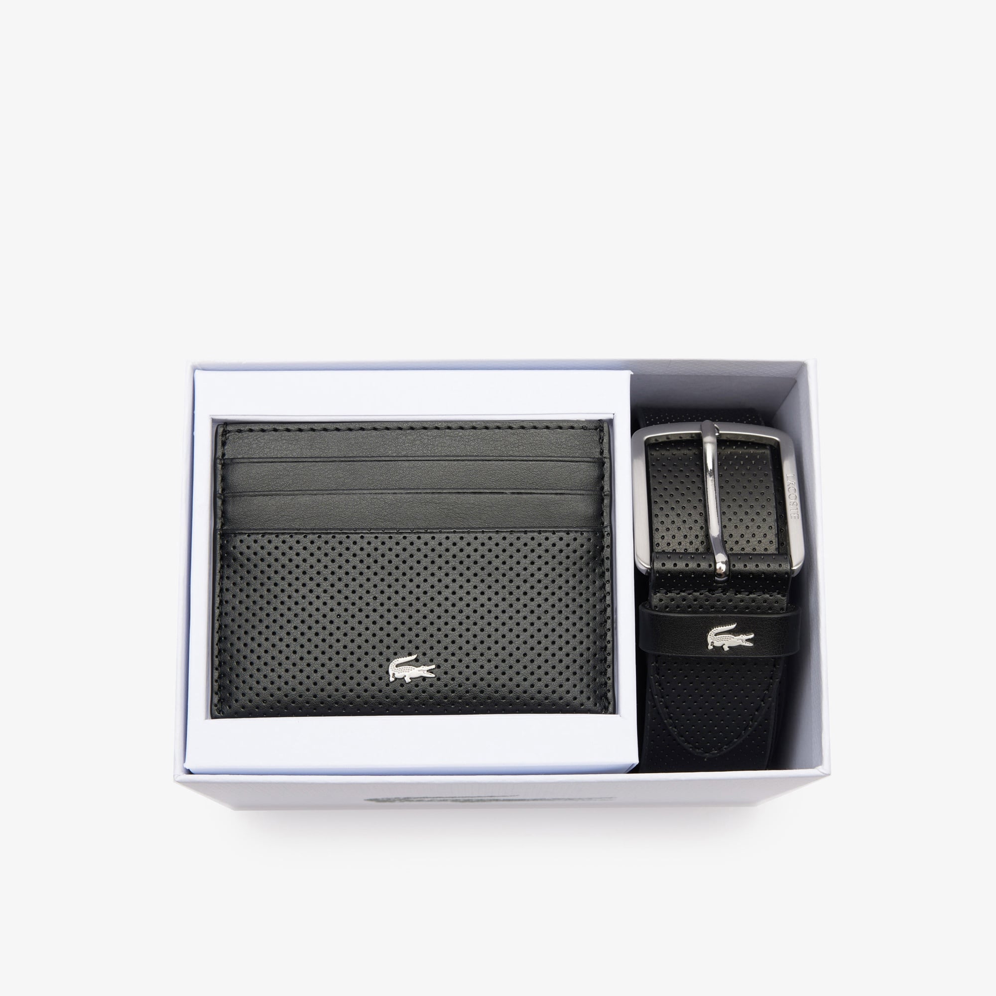 Elegance Erkek Deri 2'li Siyah Hediye Seti