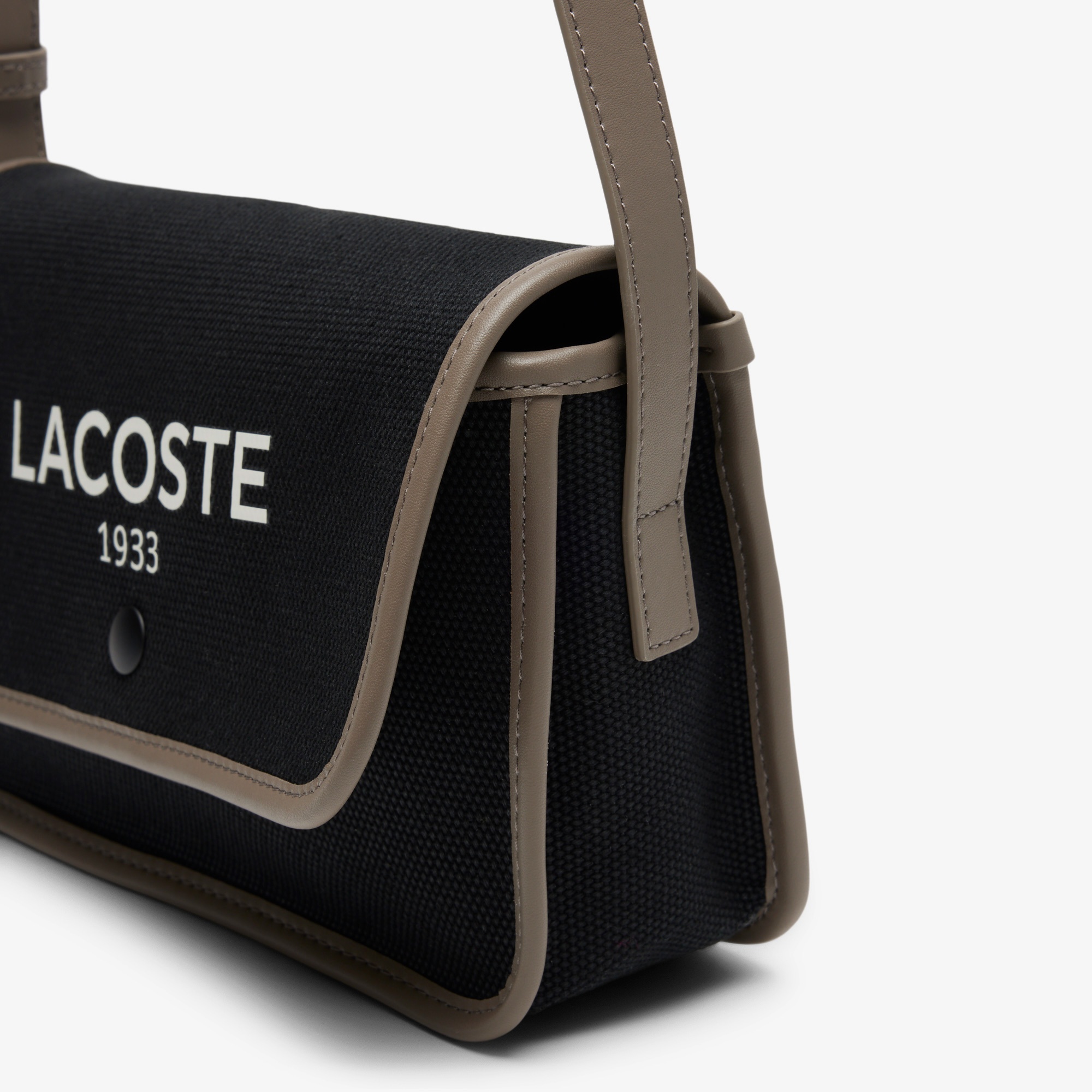 Heritage Canvas Kadın Baskılı Siyah Omuz Çantası